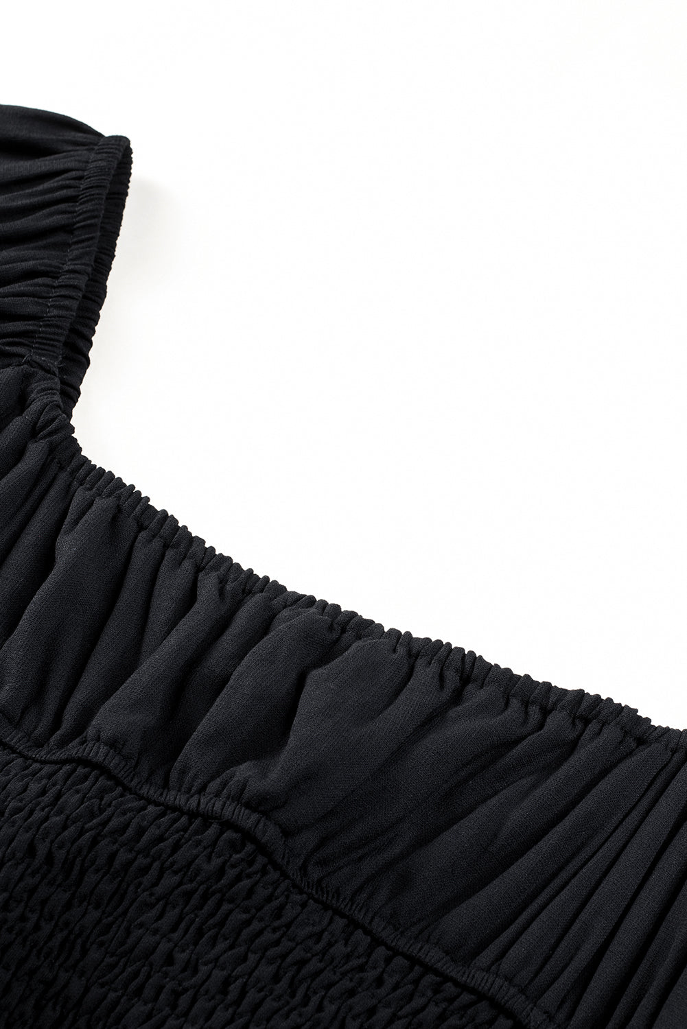 Tatum Drawstring Ruffle Mini Dress