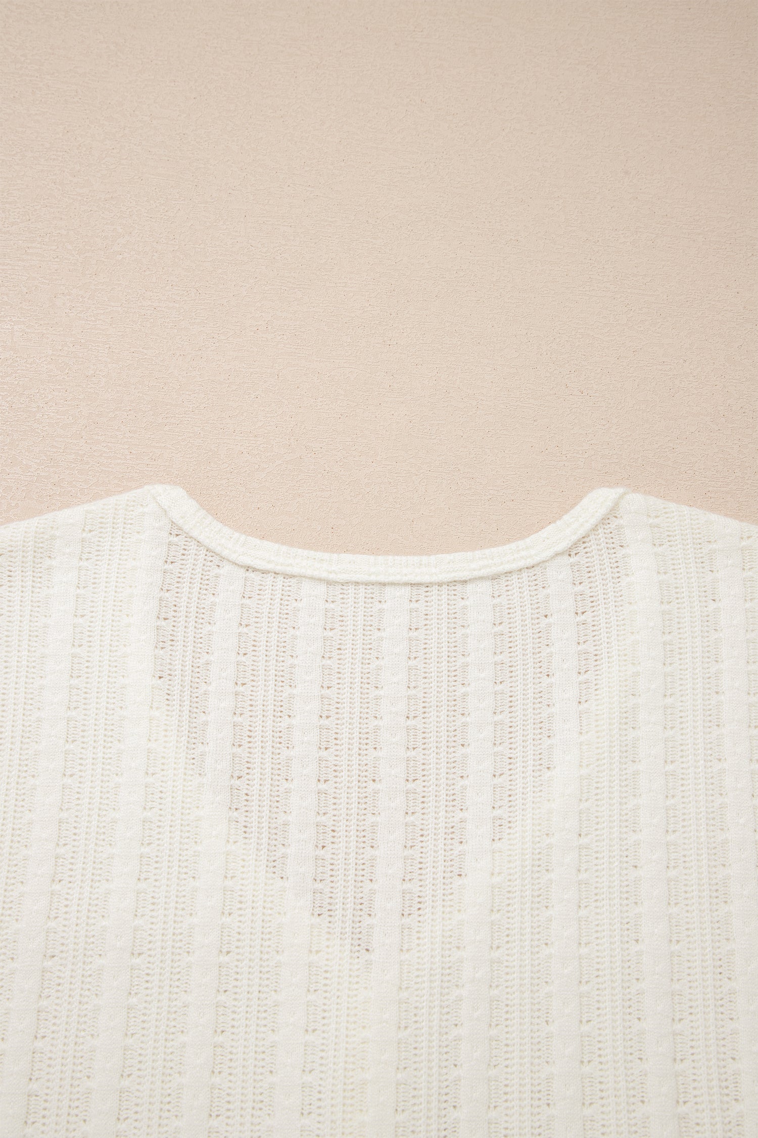 Frankie Raw Seam Henley Tee