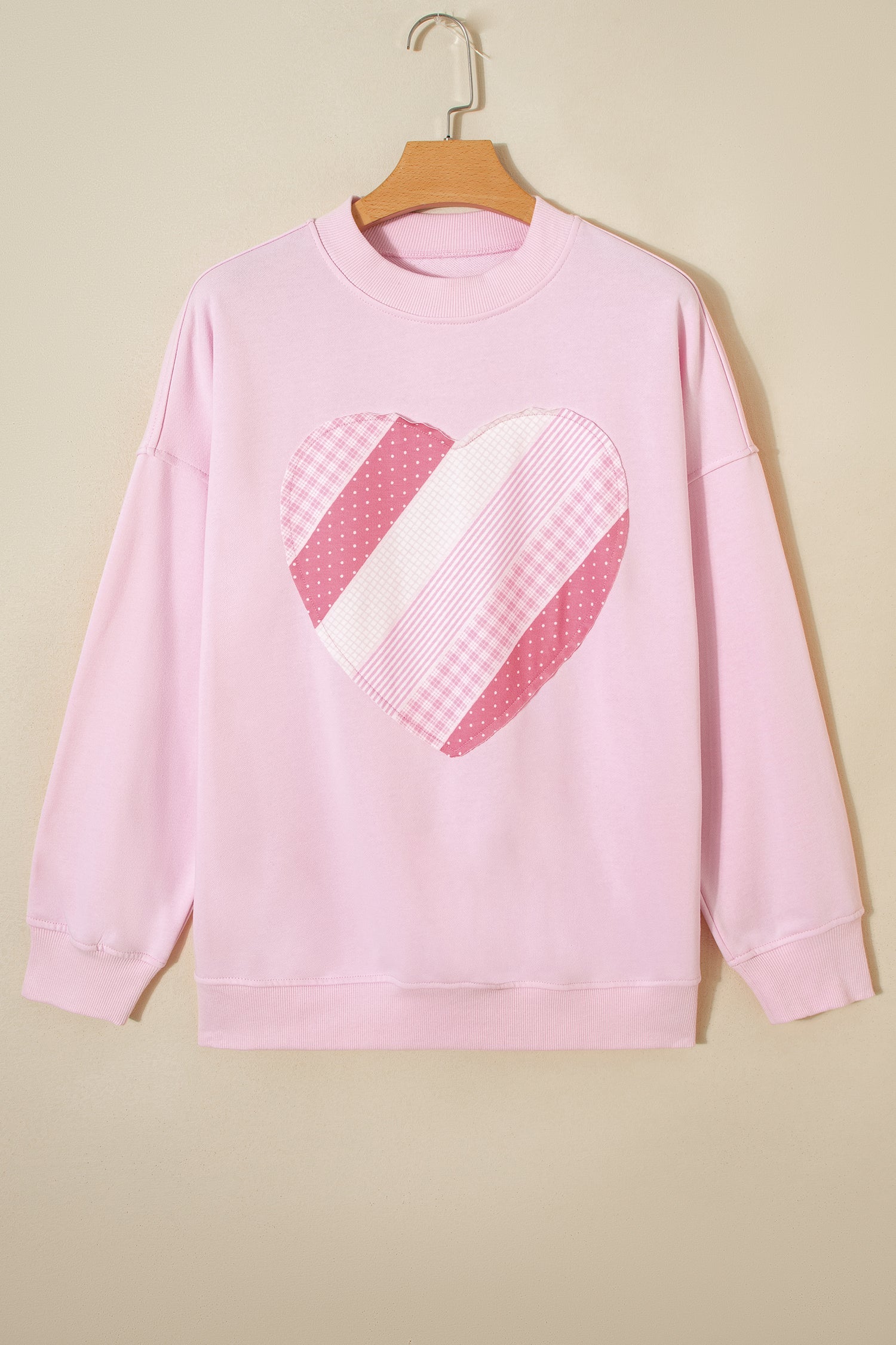 Matilda Sweetheart Patchwork Oversize Sweatshirt