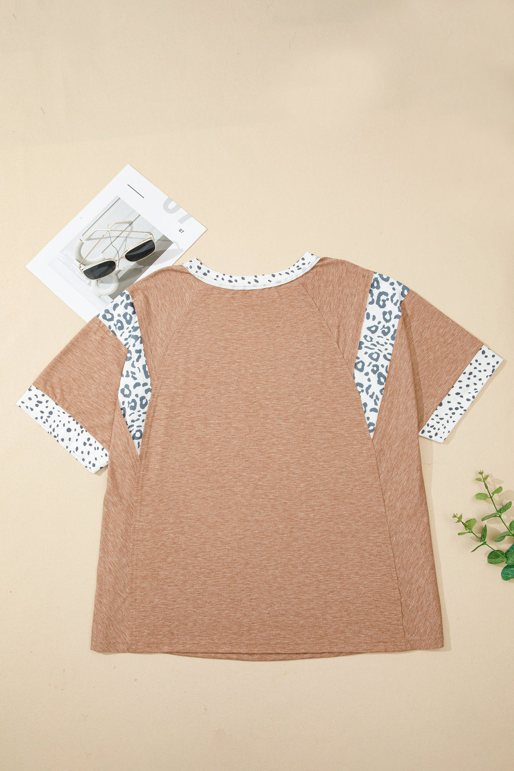 Abigail Color Block Patchwork PLUS Tee