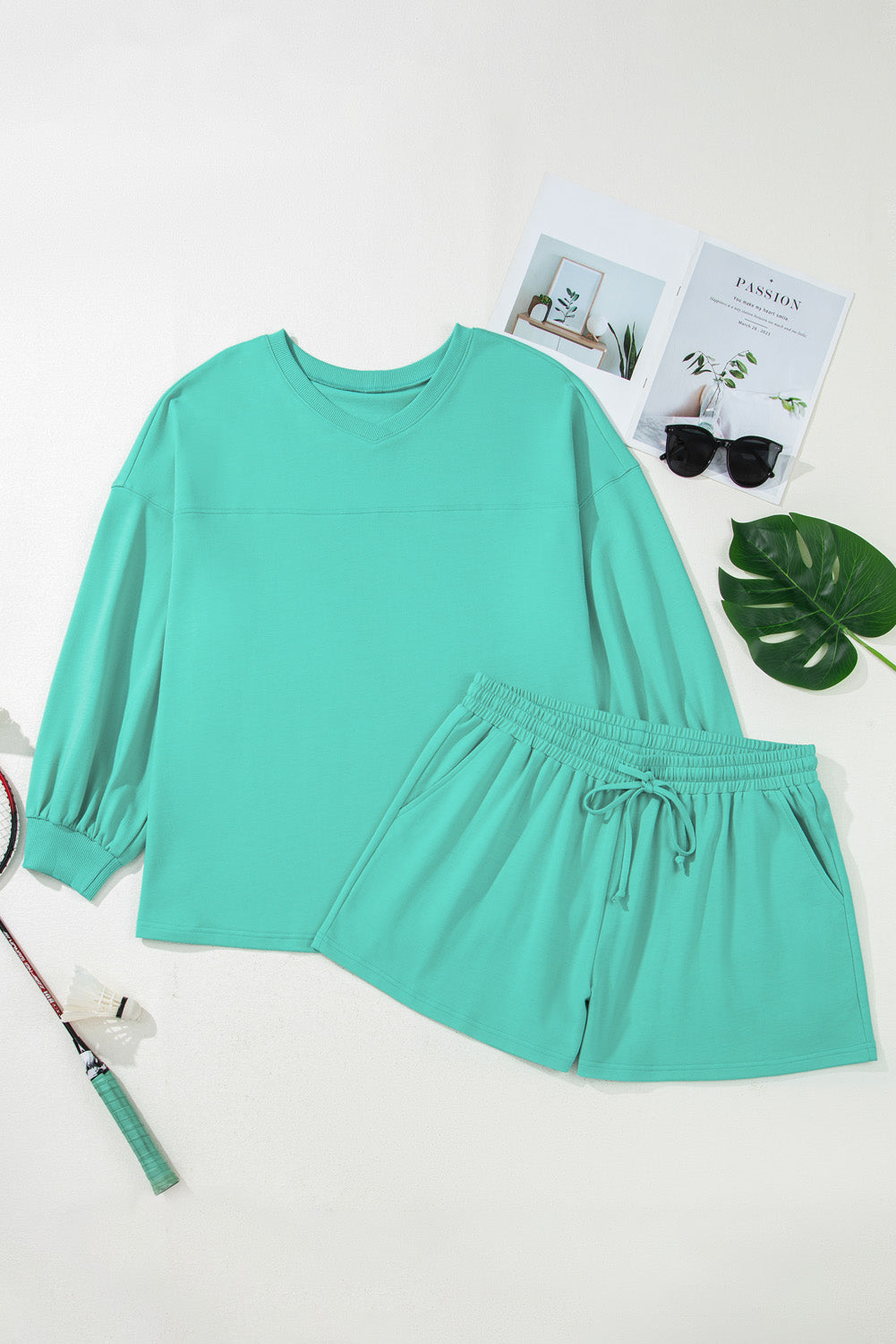 Naomi Drop Shoulder Pullover PLUS Top