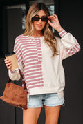 Aadhya Patchwork Oversized Pullover Top