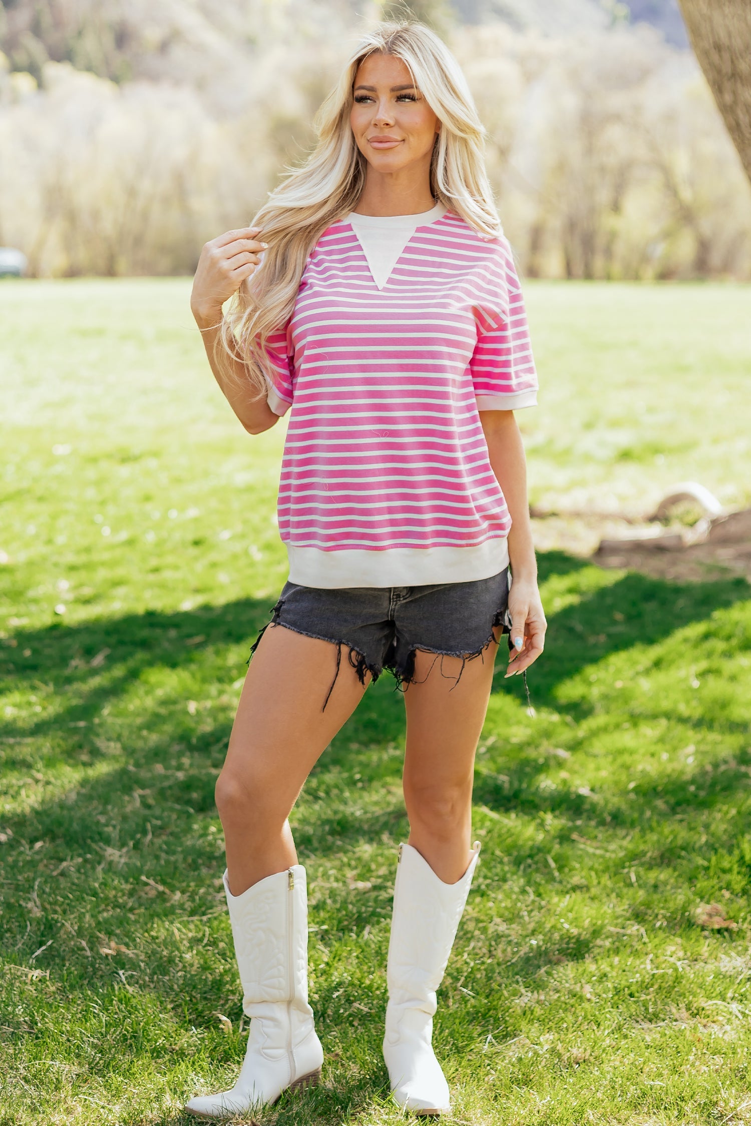 Keira Short Sleeve Loose Top