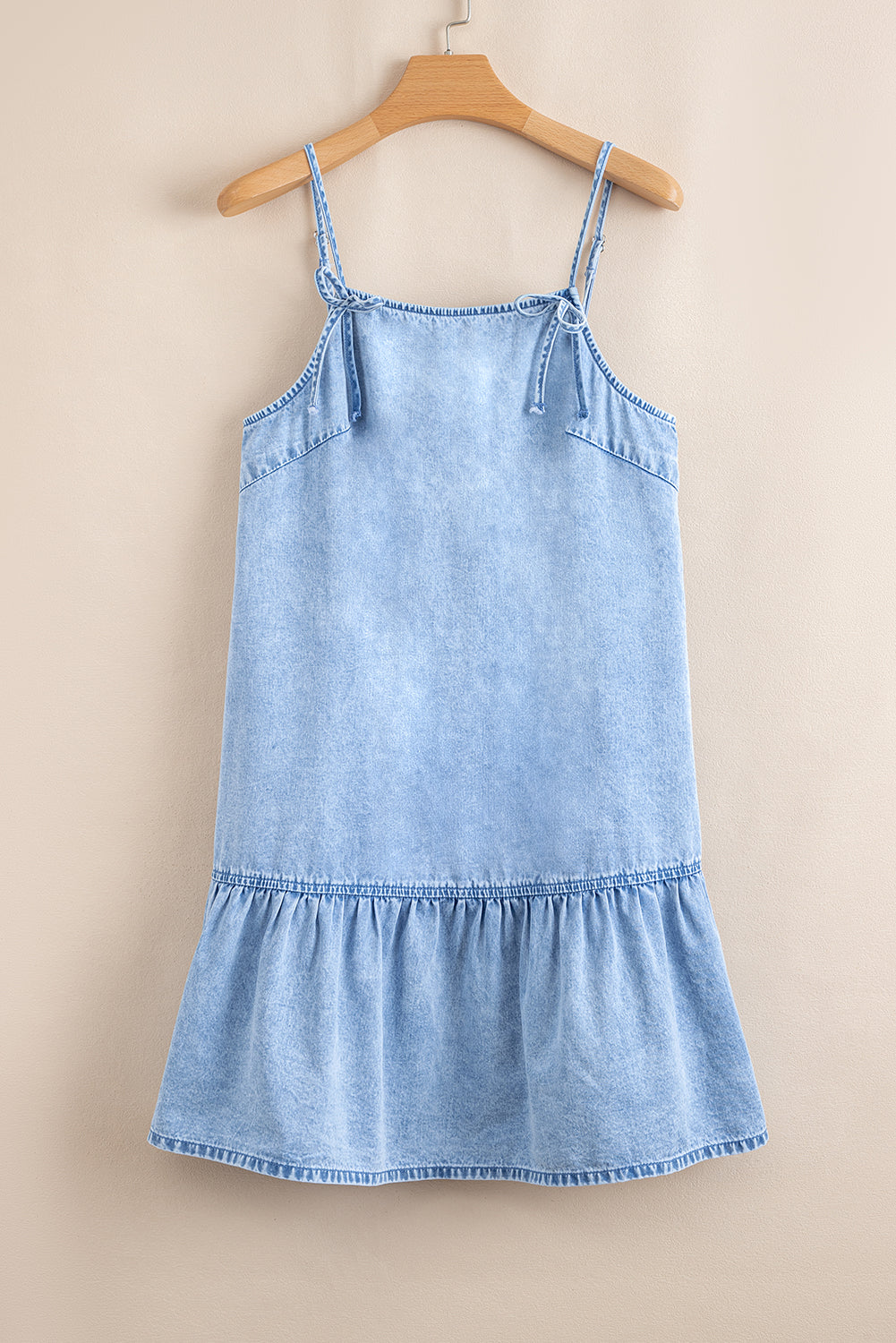 Rosalie Ruffle Hem Short Dress