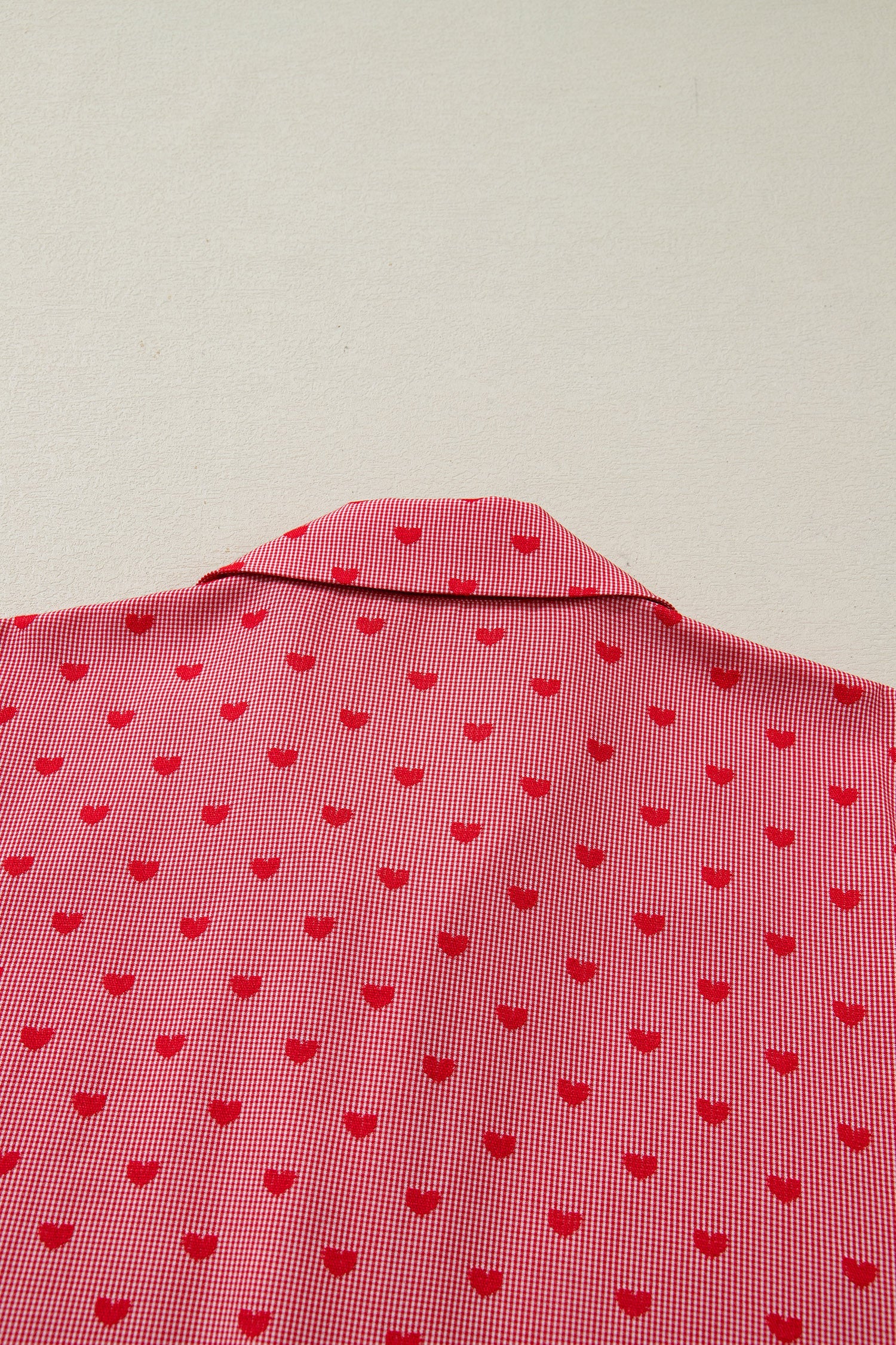 Charlie Sleeve Loose Valentine Shirt
