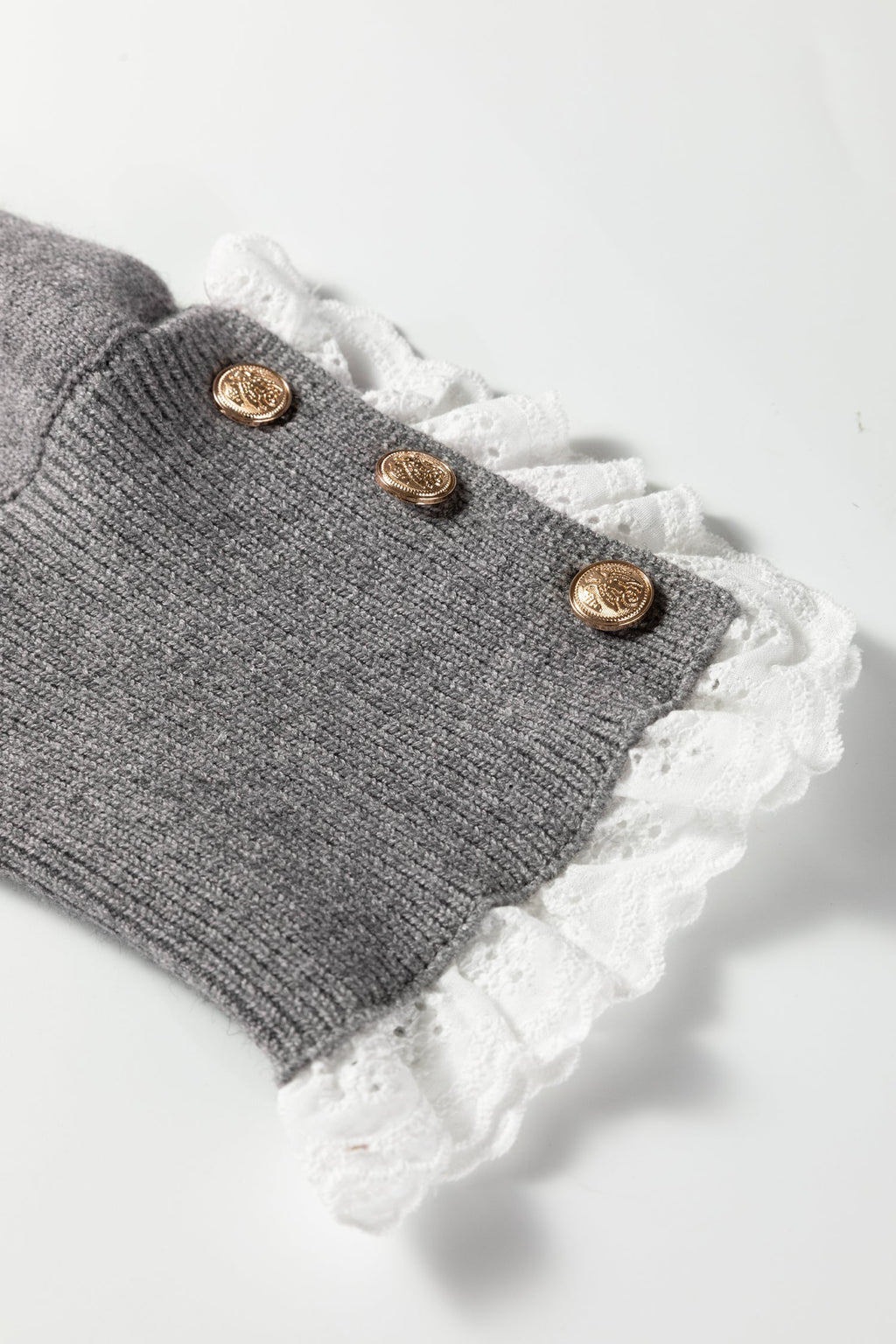 Katelyn Patchwork Cuffs Loose Sweater