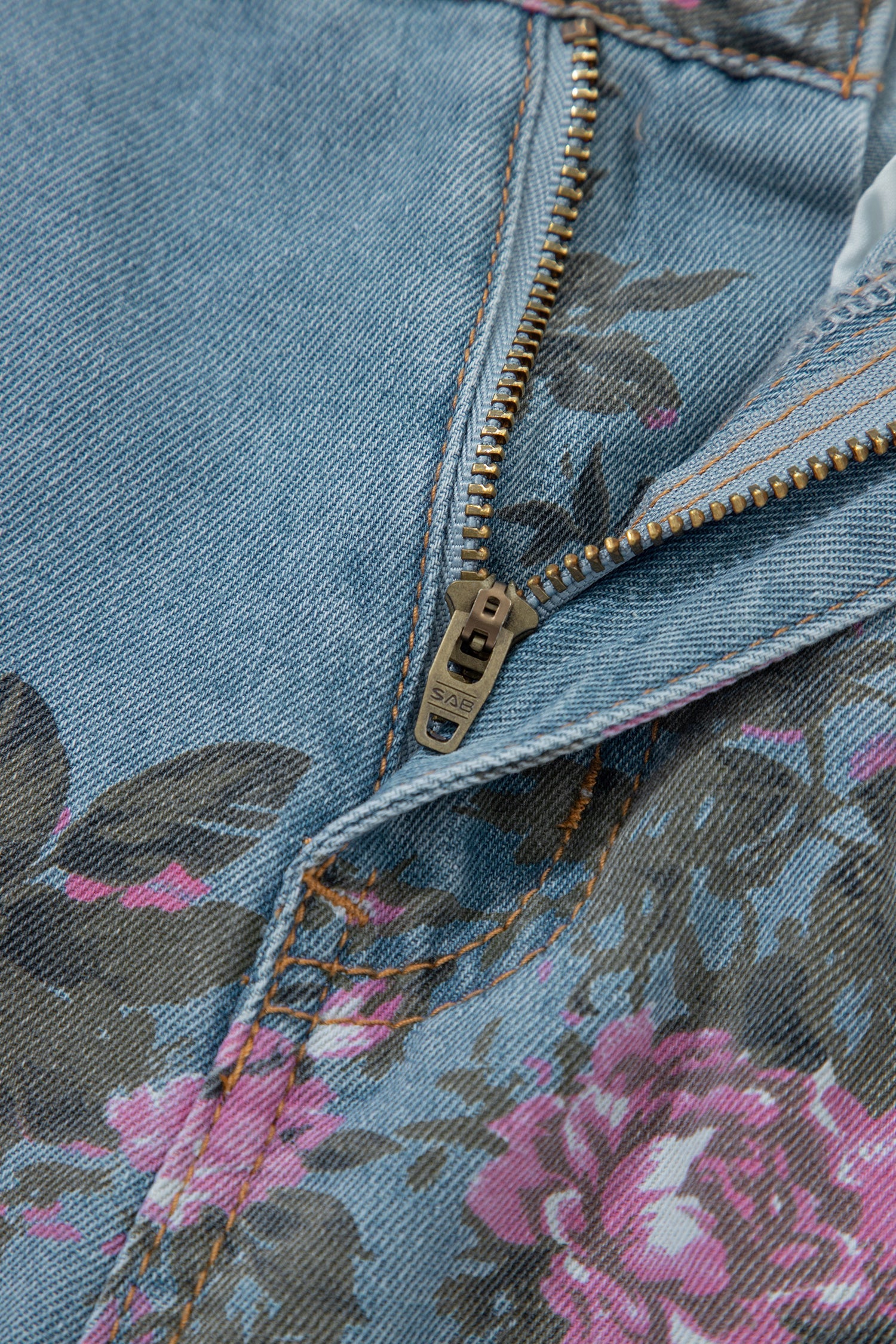 Esme Floral Print Bootcut Jeans