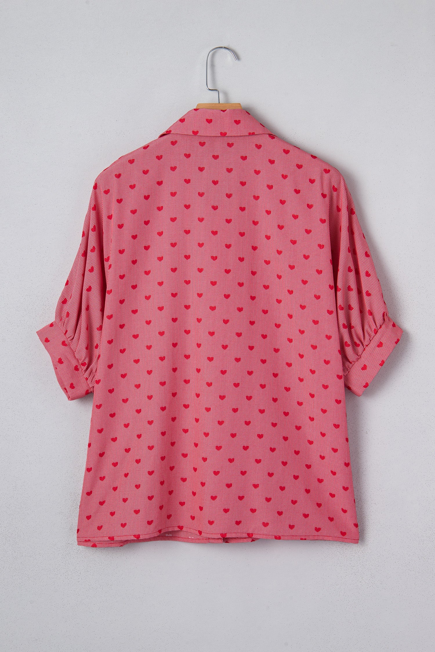 Charlie Sleeve Loose Valentine Shirt