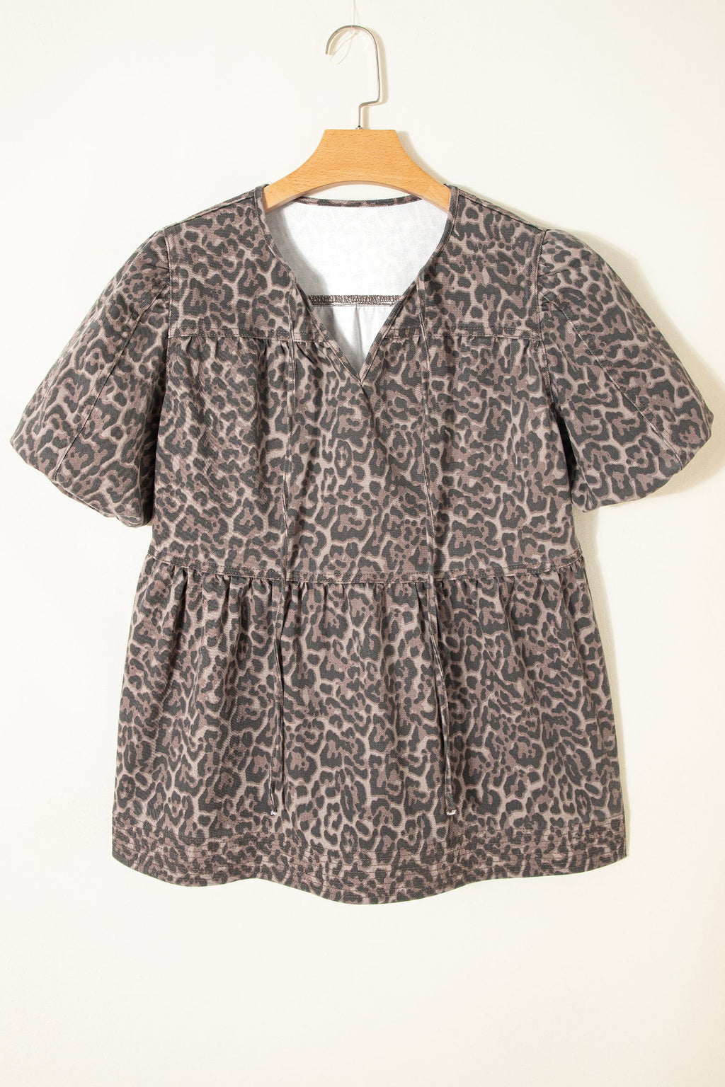Stephanie Puff Sleeve Babydoll Top