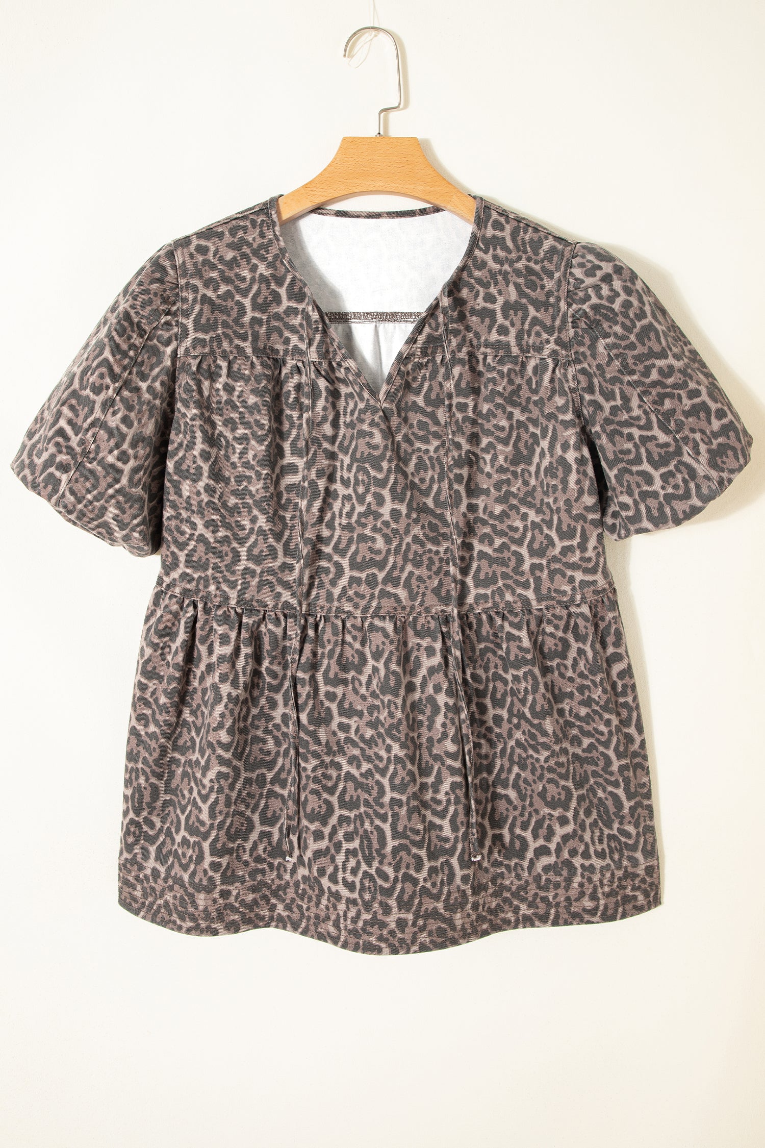 Stephanie Puff Sleeve Babydoll Top