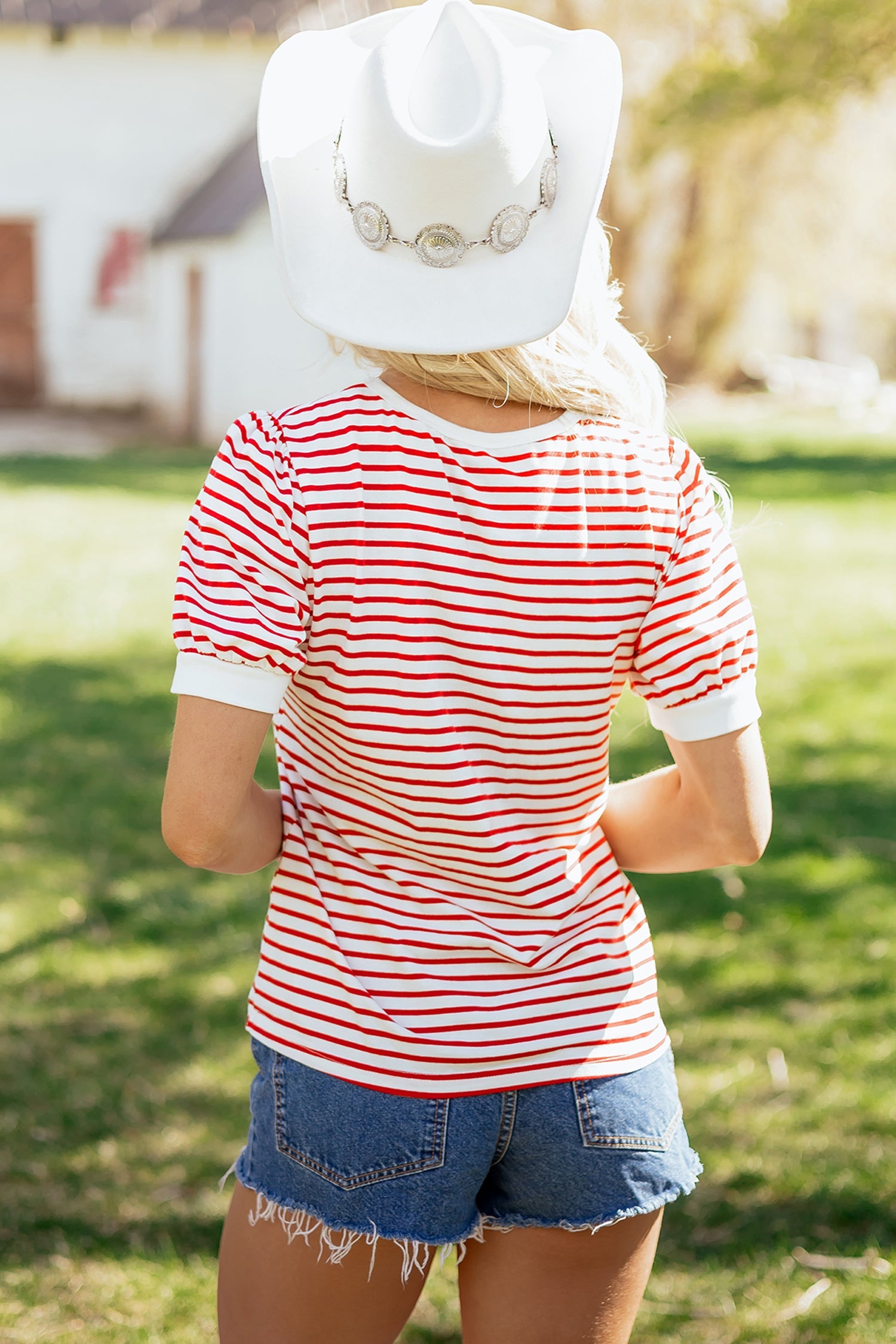 Winona Puff Sleeve T Shirt