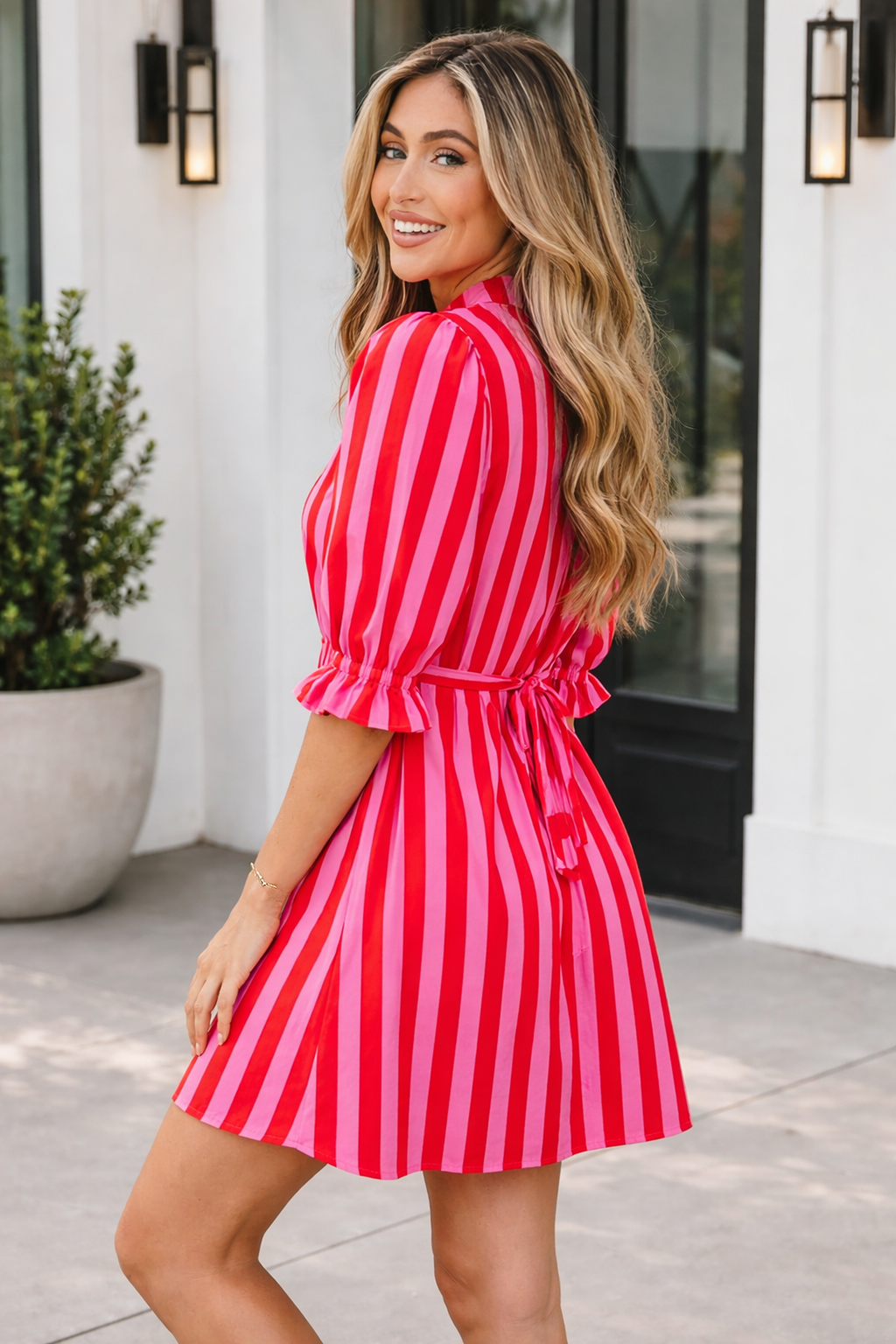 Rosemary Sleeve Loose Mini Dress