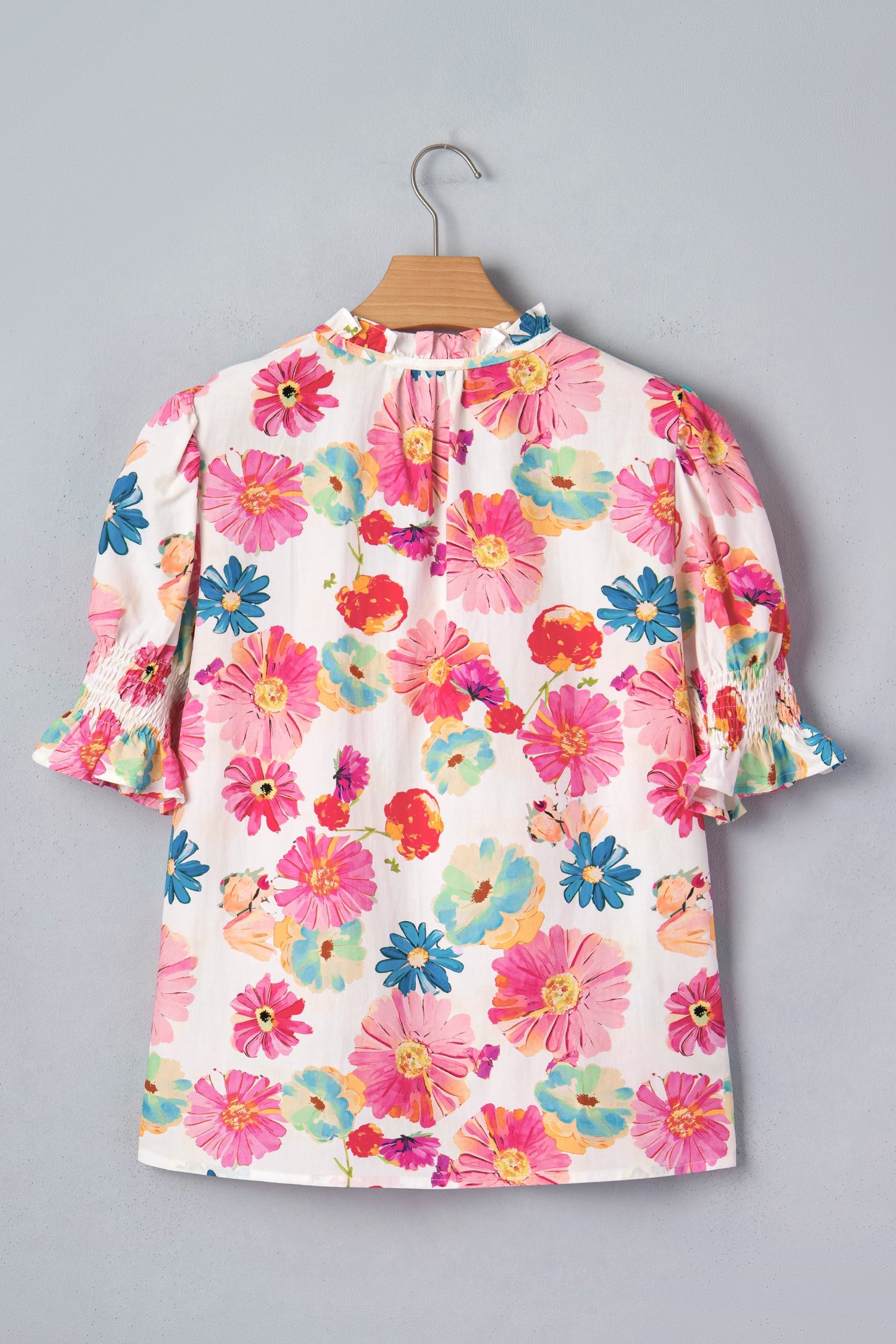Faith Short Puff Sleeve Blouse