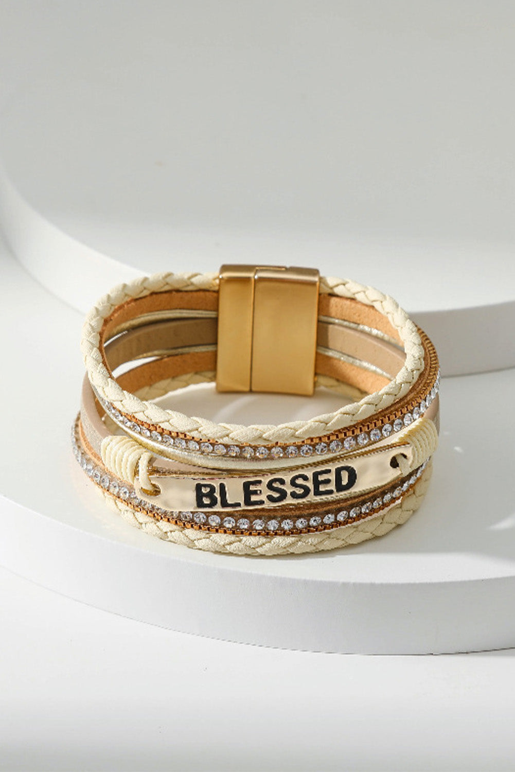 Ivyjana Braided Detail Buckle Bracelet