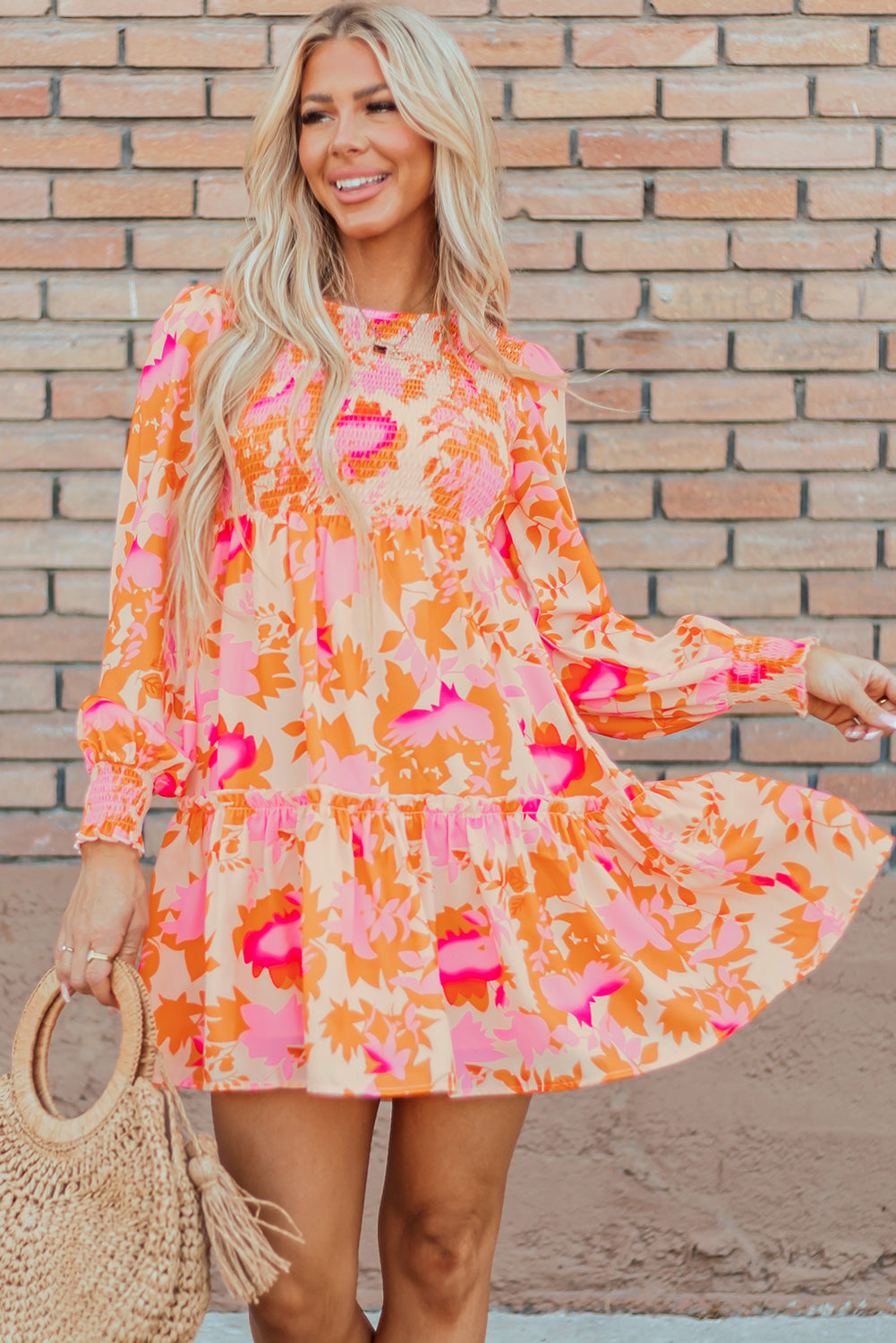 Emmaline Ruffle Mini Dress