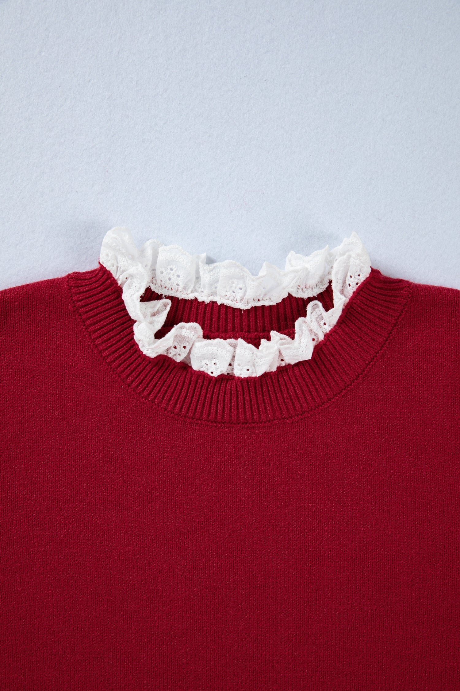 Brooklynn Patchwork Cuffs Loose Sweater