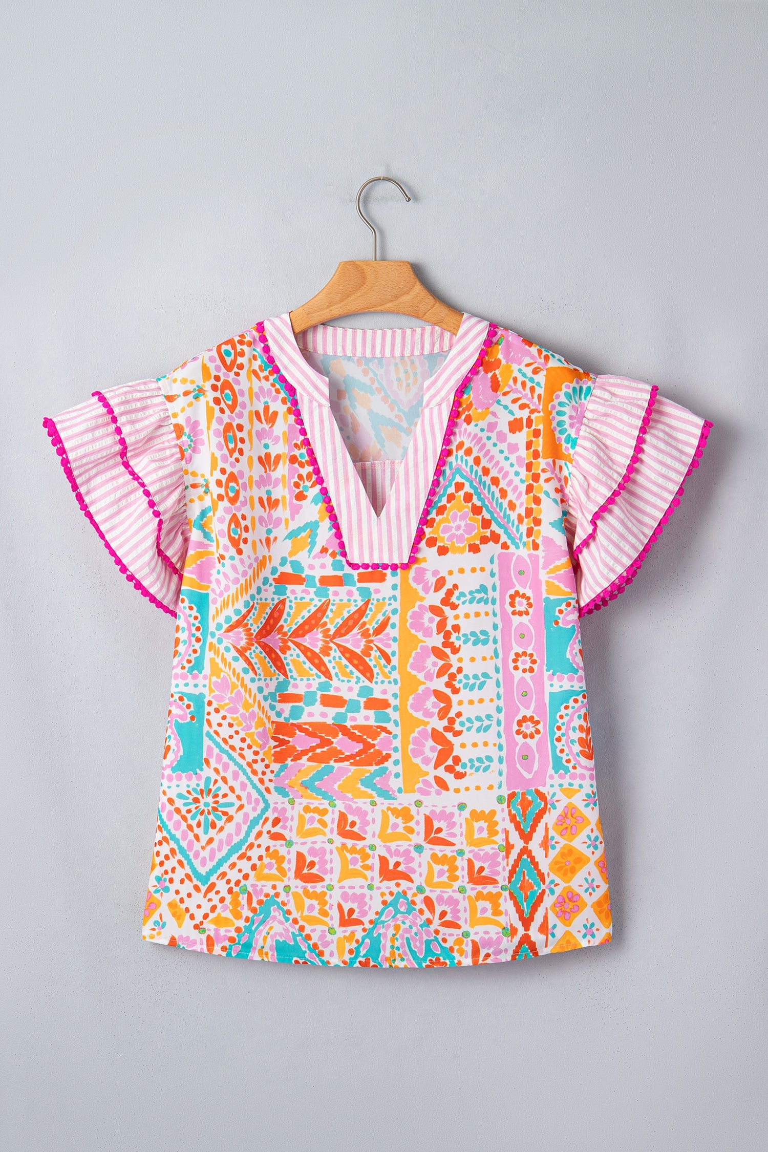 Giovanna Tiered Short Sleeve Blouse