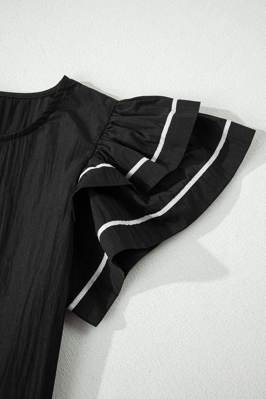 Amani Short Sleeve Textured Blouse
