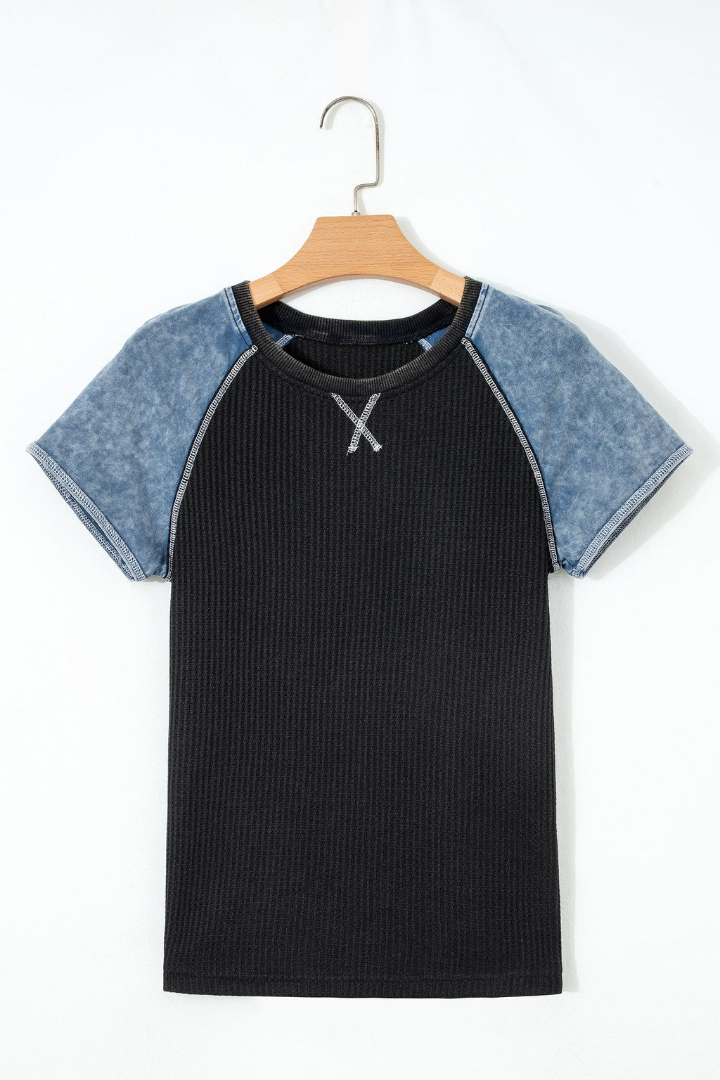 Brynleigh Patchwork Short Sleeve Top