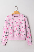 Sophia Drop Shoulder Cropped Sweater