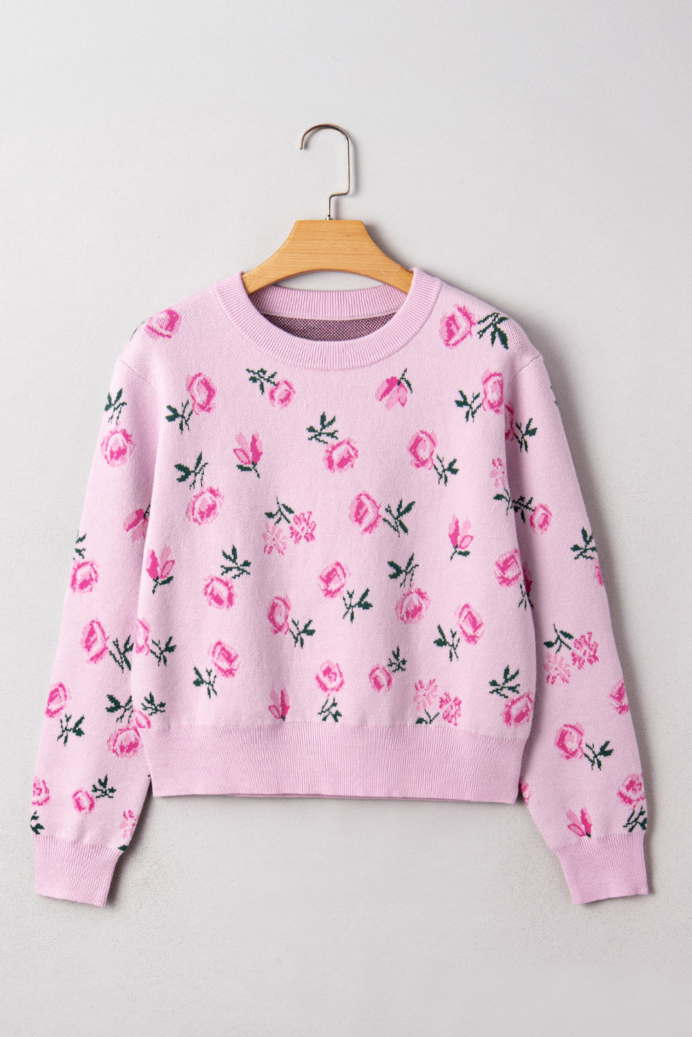 Sophia Drop Shoulder Cropped Sweater
