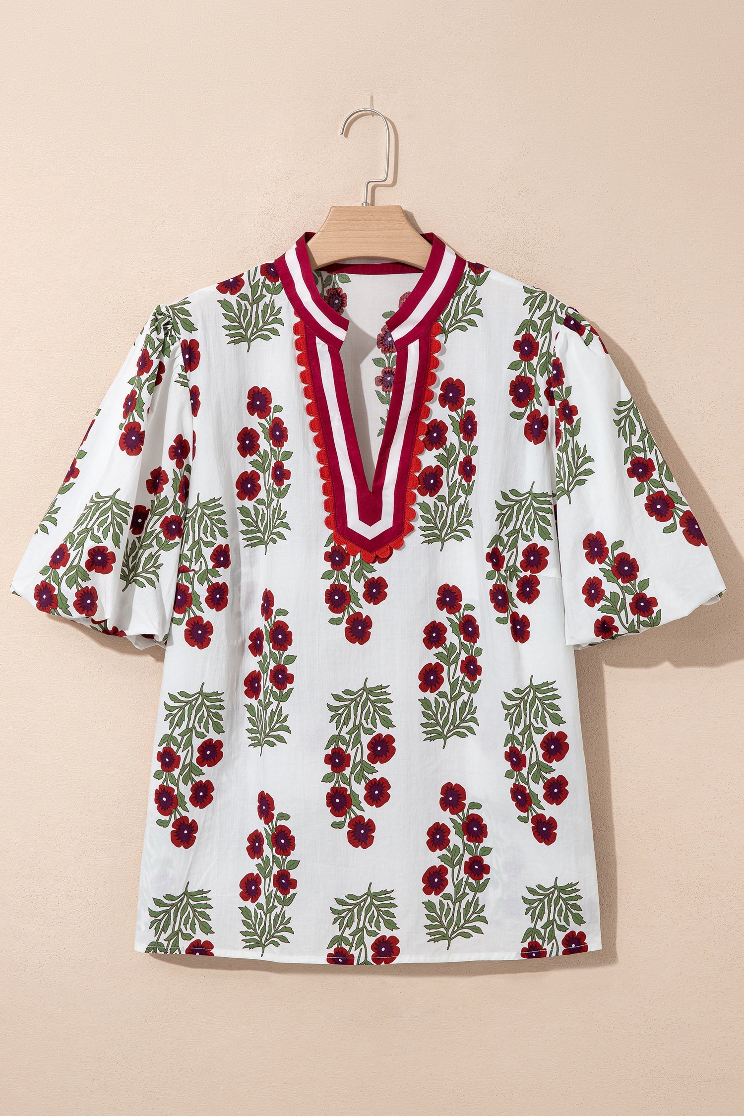 Katherine Short Sleeve Cotton PLUS Blouse