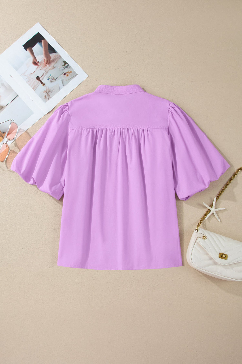 Reese Puffy Half Sleeve Blouse