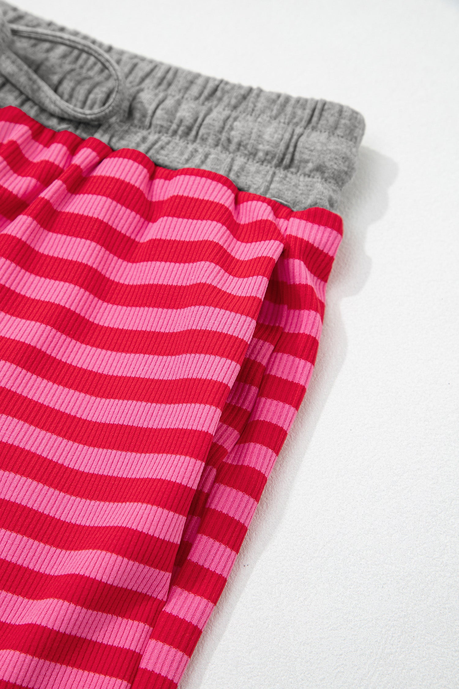 Ocean Waist Casual Ribbed Shorts