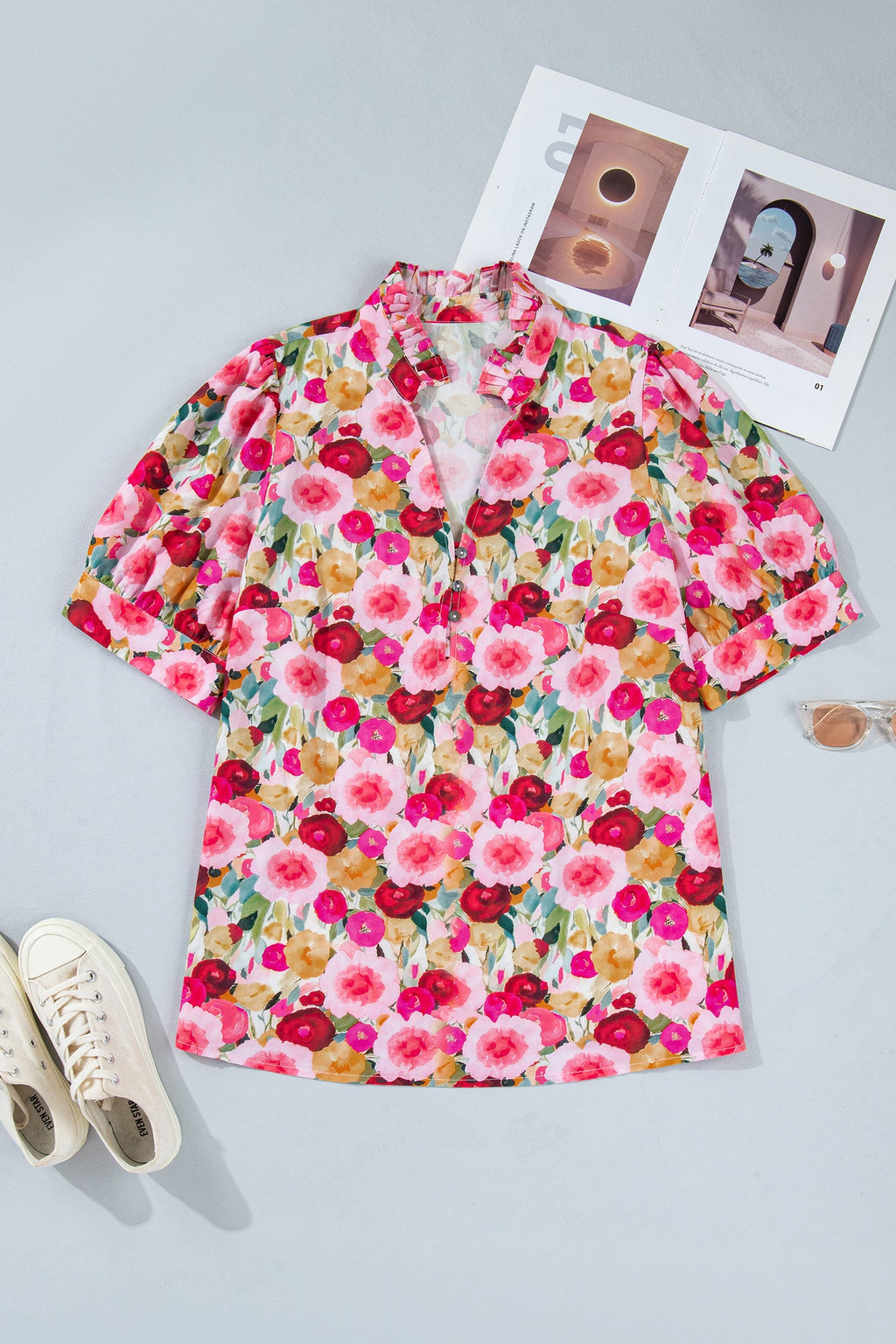 Oaklynn Puff Short Sleeve PLUS Top