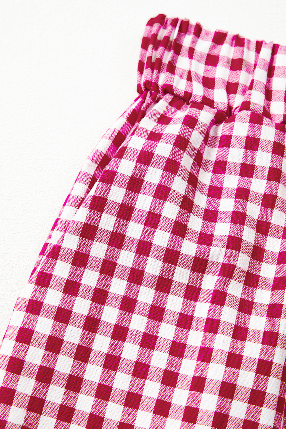 Laura Plaid Casual Loose Trousers