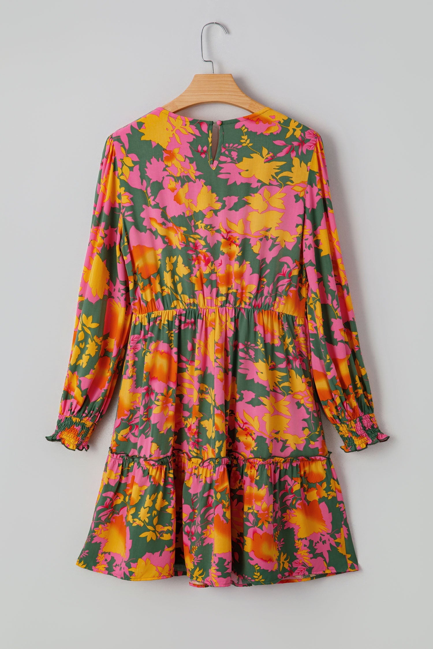 Anna Smocked Ruffled Mini Dress