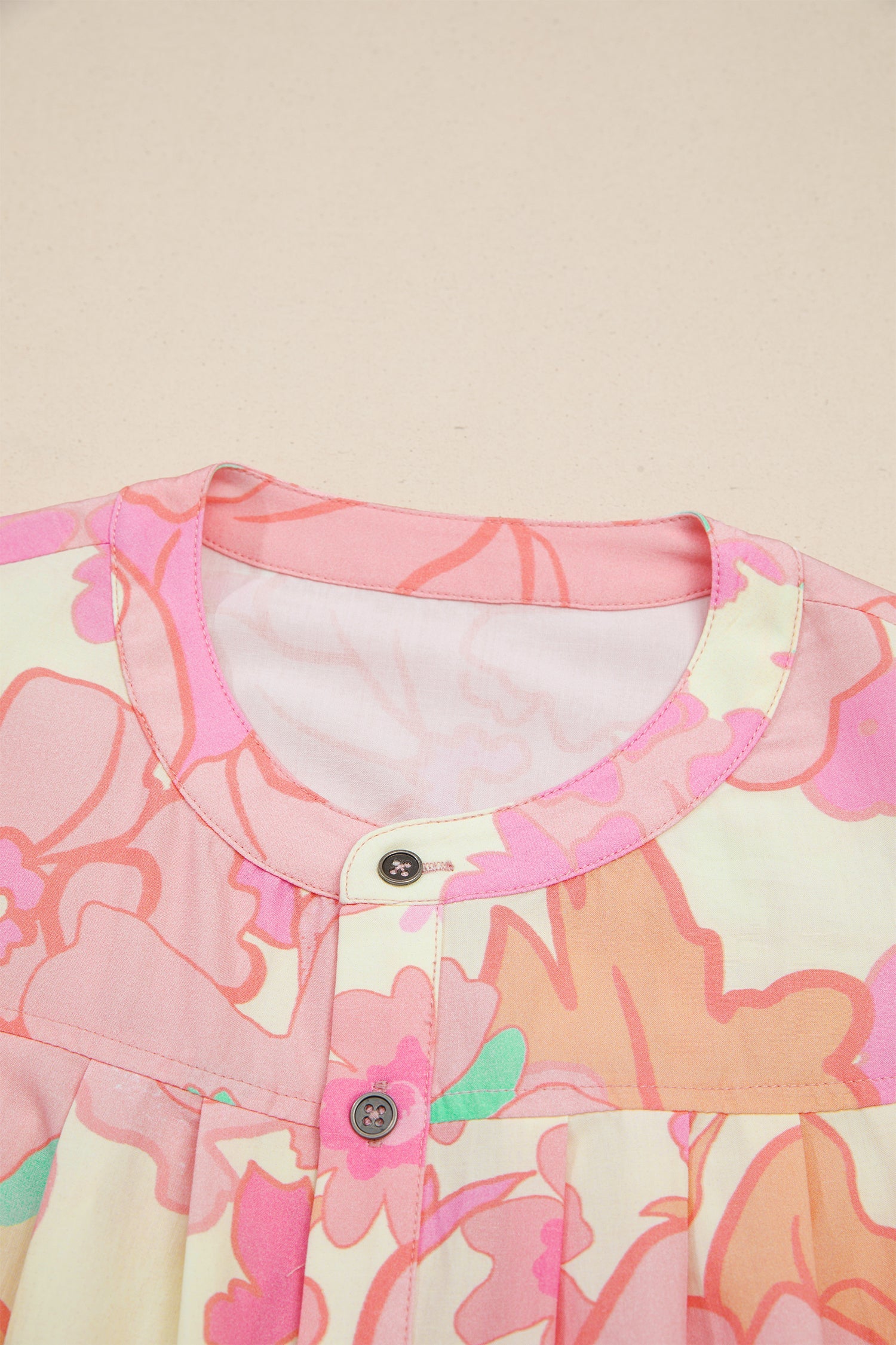 Brianna Pintuck Short Sleeve Shirt