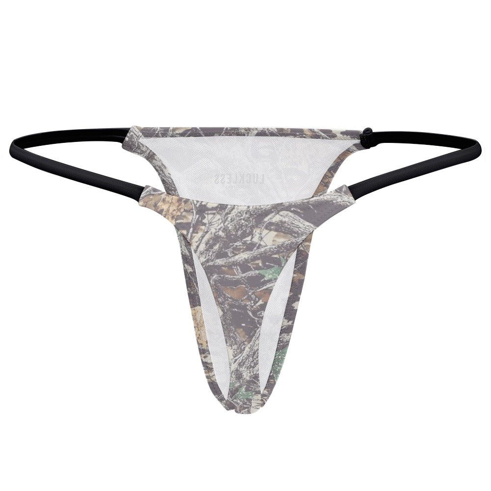 Faded Camo Yoga Thong