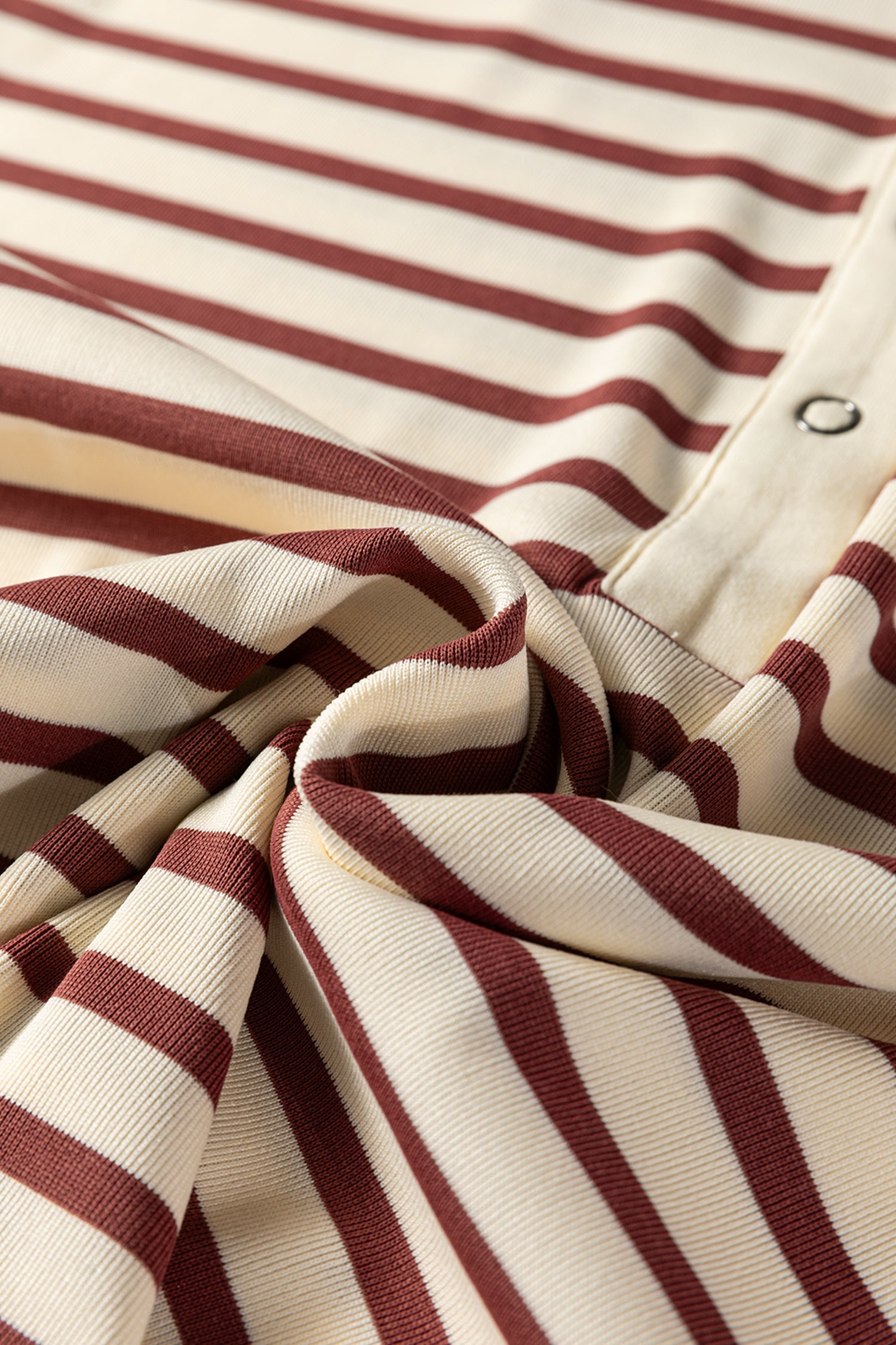Yusra Stripe Half T Shirt