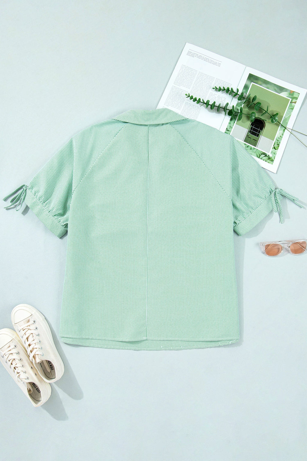 Anaya Collar Short Sleeve PLUS Blouse