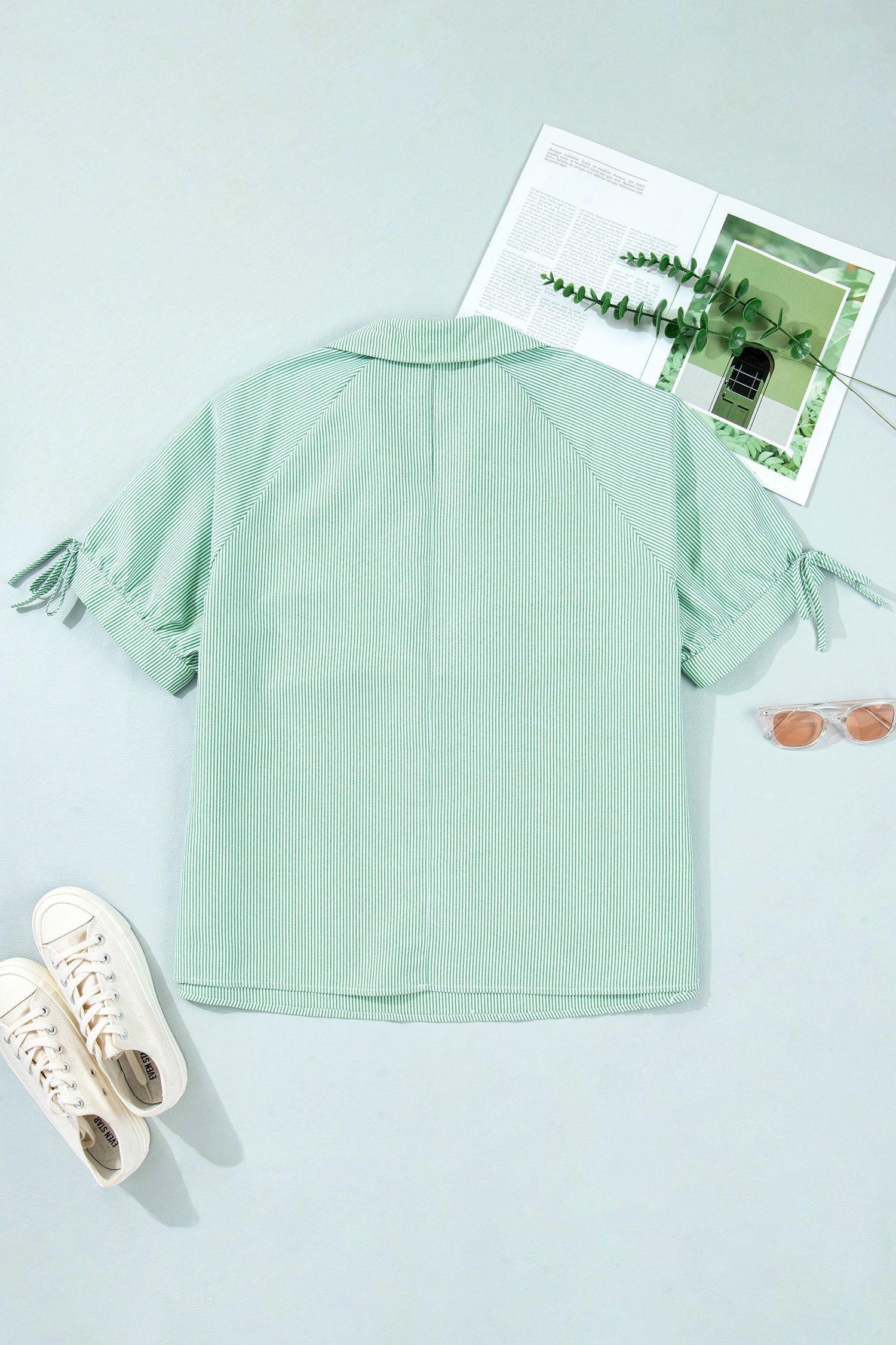 Anaya Collar Short Sleeve PLUS Blouse