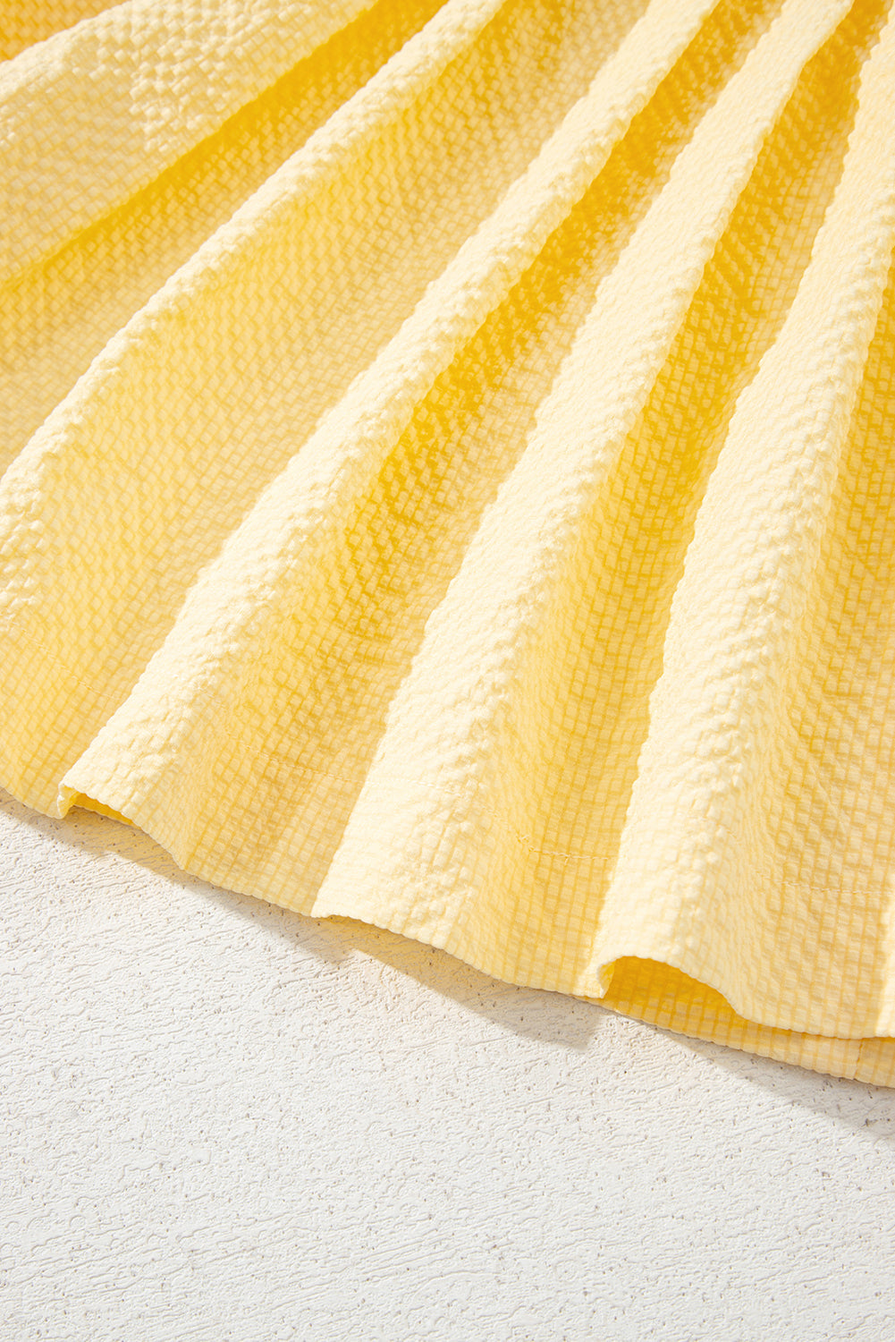 Kenzie Notched Pleated Tank Top