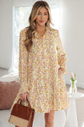 Kaiya Loose Shirt Dress Long Sleeve
