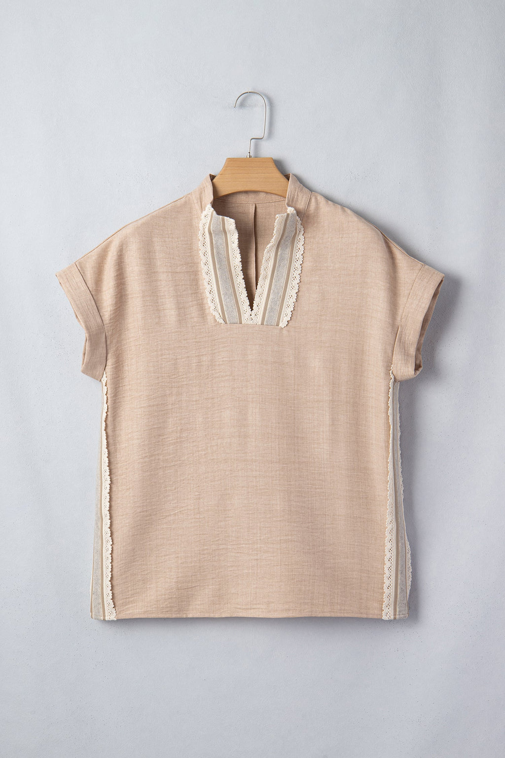 Jessica Rolled Short Sleeve Blouse