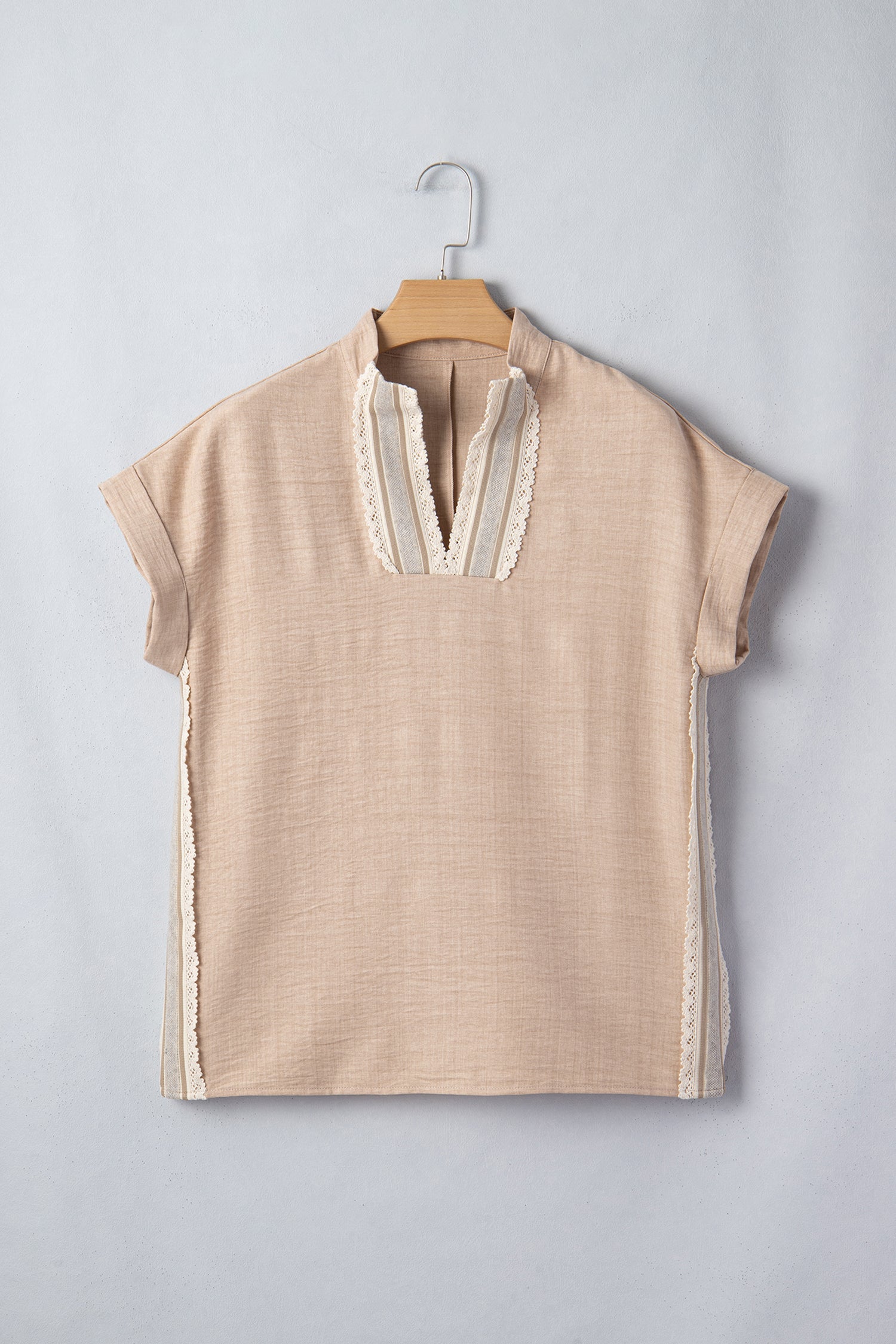 Jessica Rolled Short Sleeve Blouse