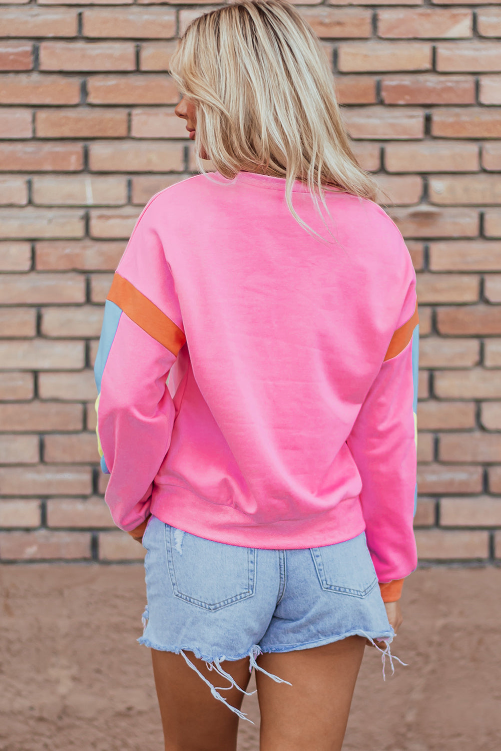Veronica Colorblock French Terry Top