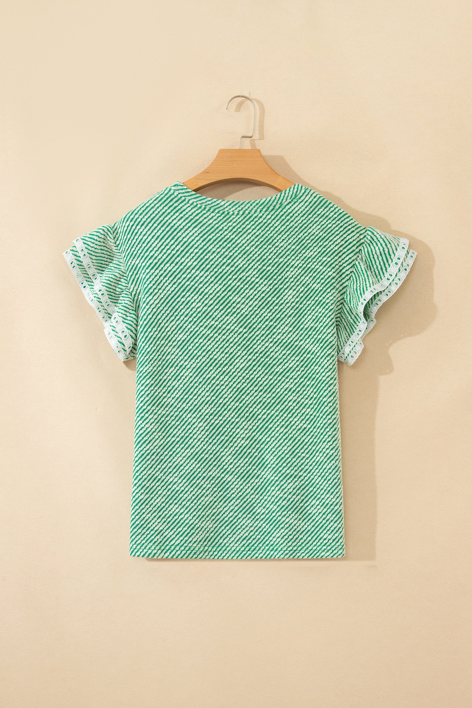 Elisabeth Ruffled Short Sleeve Blouse