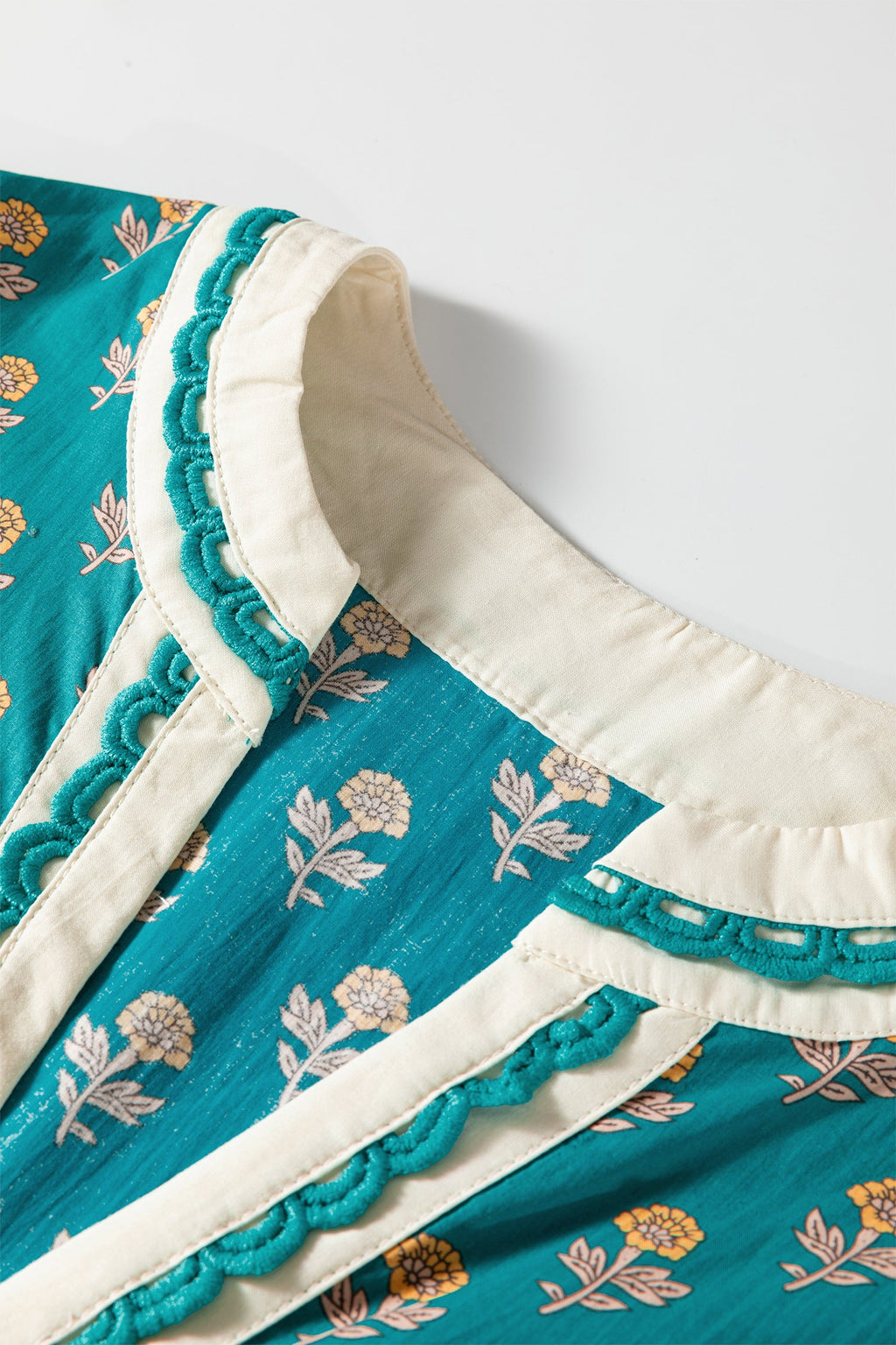 Clover Short Sleeve Floral Dress