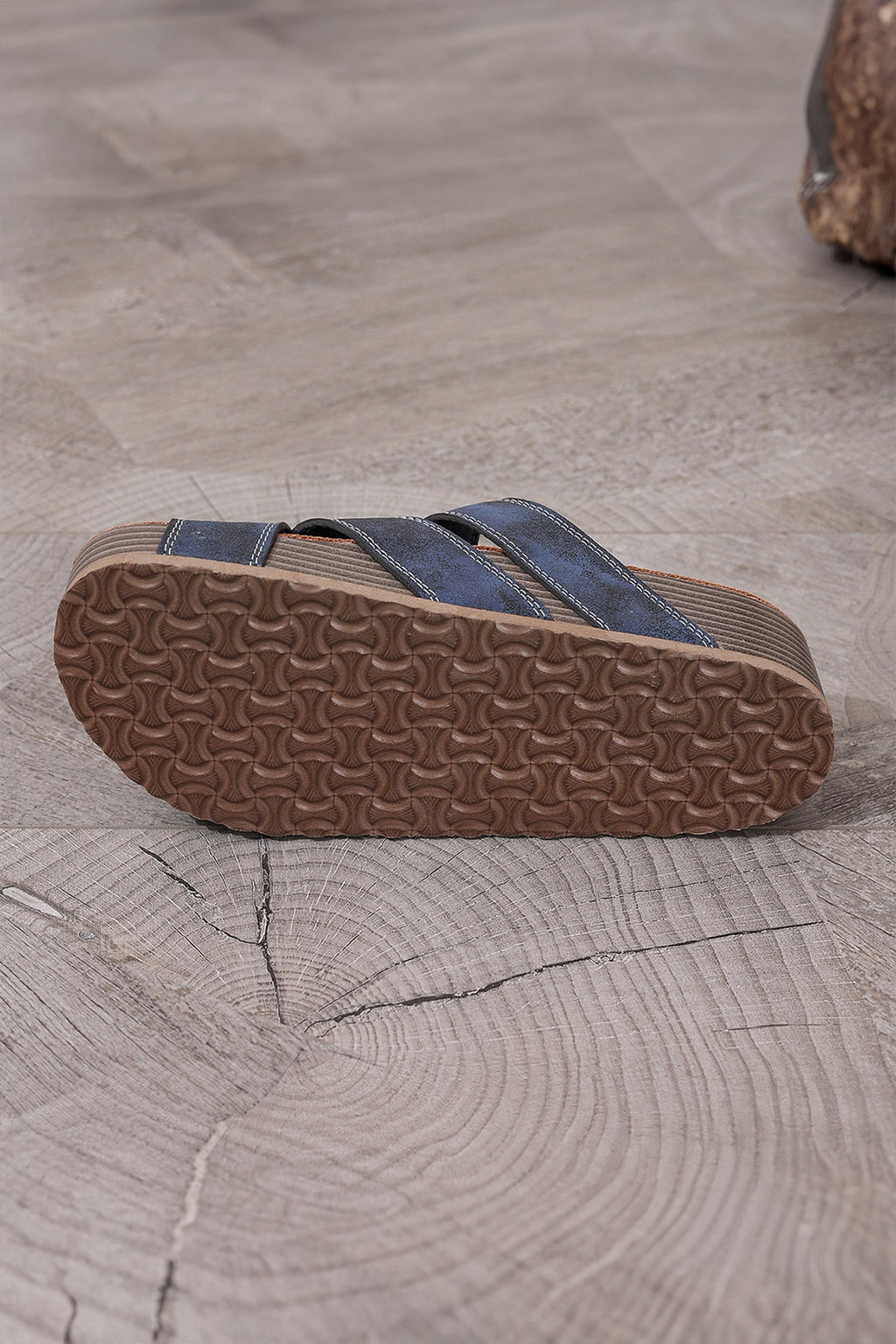 Kayla Band Retro Platform Slippers