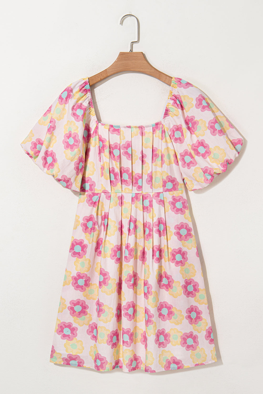 Alessandra Pleated Flared Midi Dress
