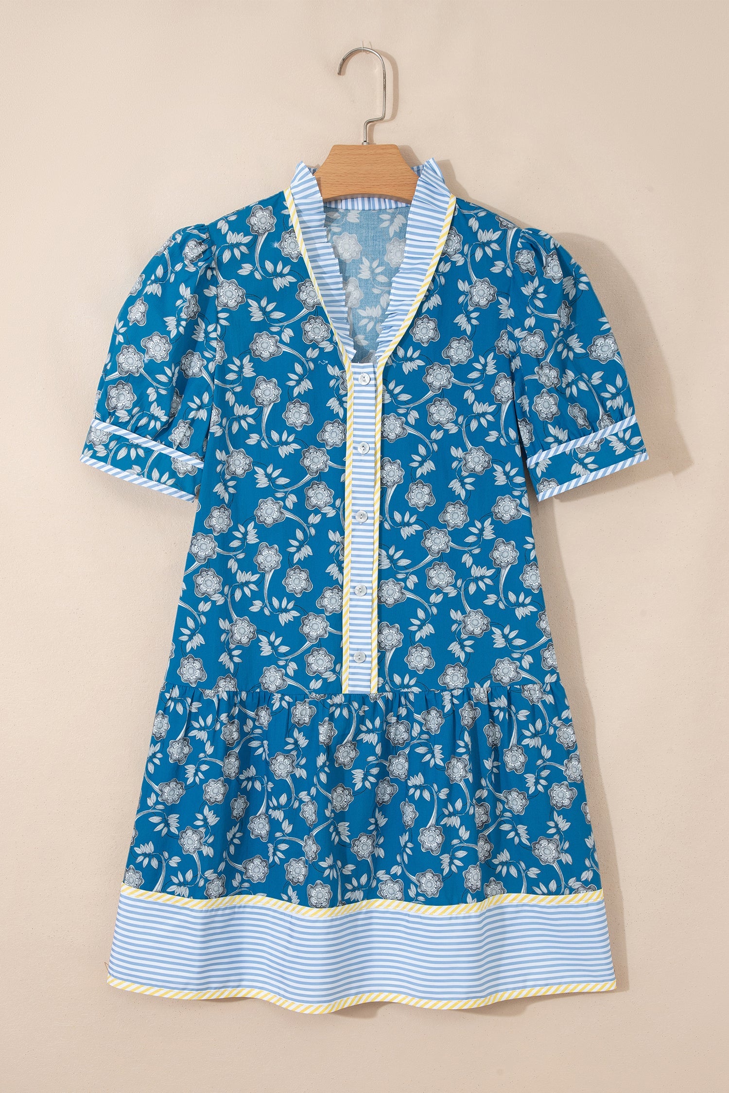 Azalea Short Sleeve Floral Dress