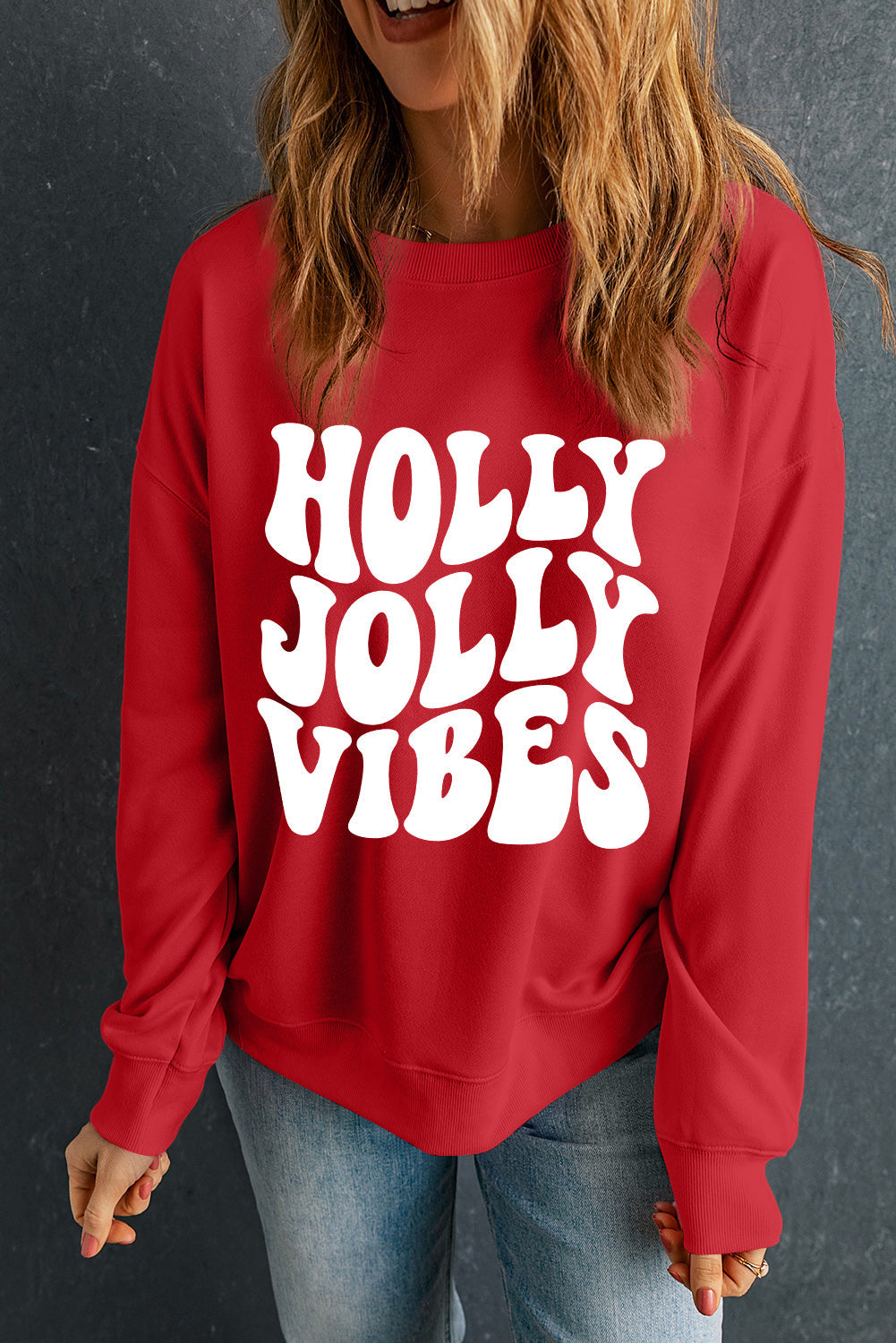 Scarlett Graphic Crewneck Christmas Sweatshirt