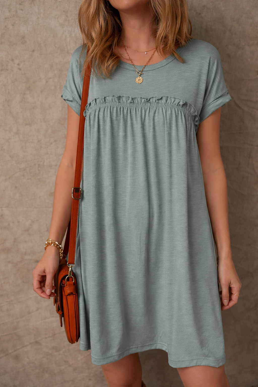 Daniela Gathered Seam T Shirt