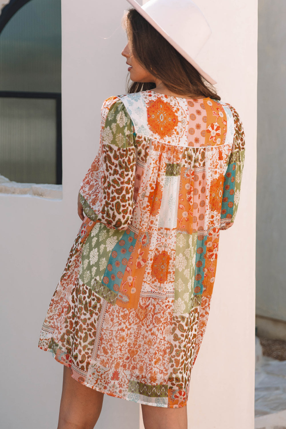 Tallulah Sleeve Chiffon Loose Dress