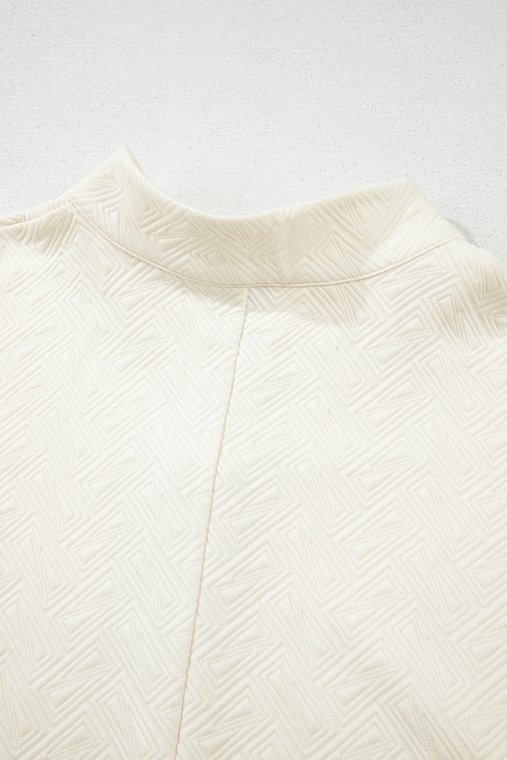 Alivia Half Zip Textured PLUS Top